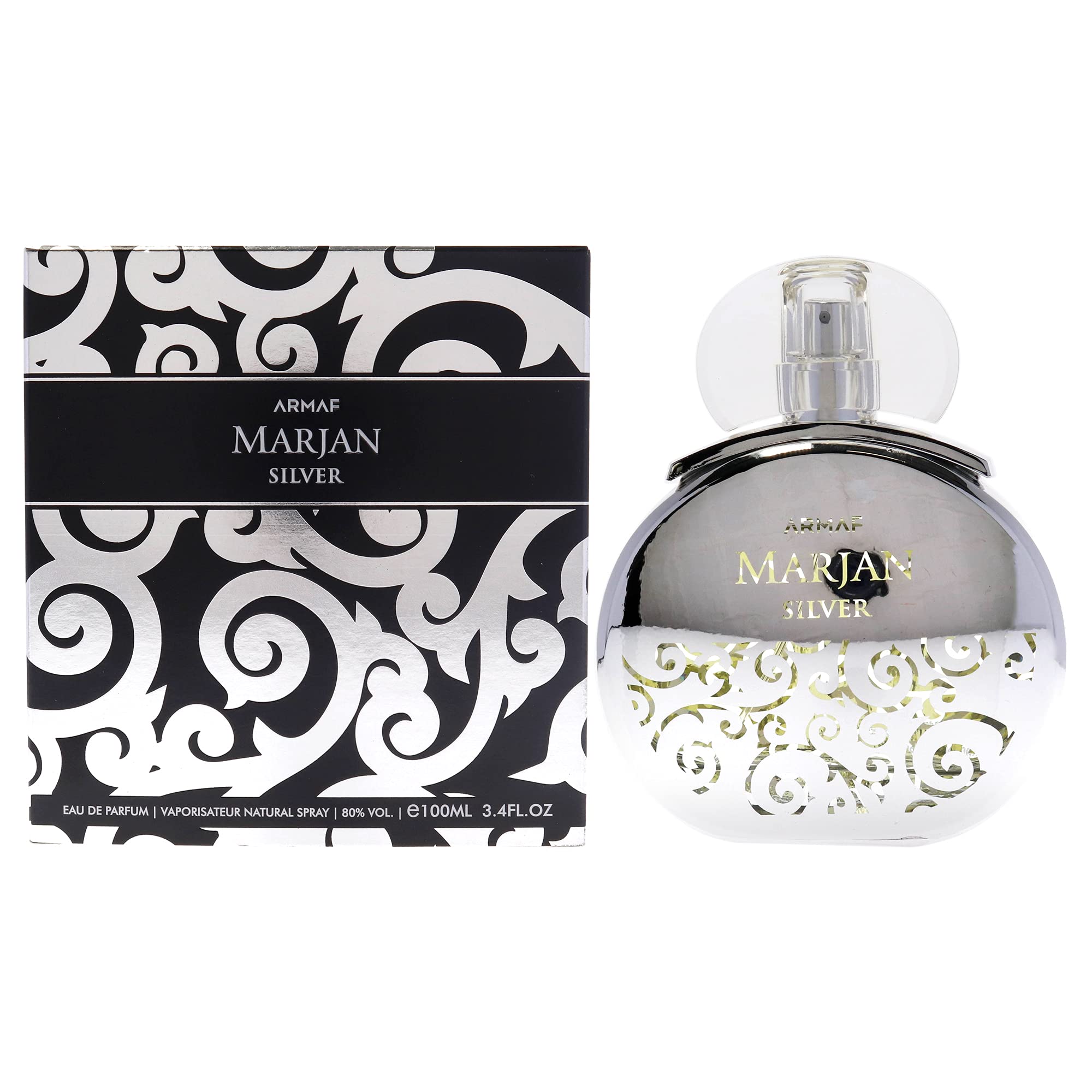 Foto 2 pulgar | Perfume Armaf Marjan Silver Eau De Parfum Para Hombre, 100 Ml - Venta Internacional.