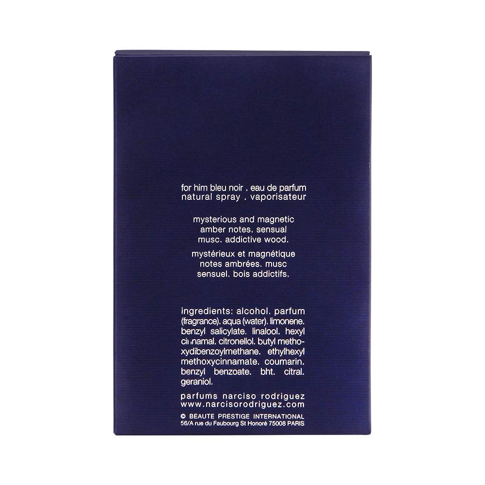 Foto 2 | Perfume Narciso Rodriguez Him Bleu Noir Eau De Toilette 100 ml - Venta Internacional