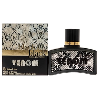 Foto 1 | Perfume Nu Parfums Black Is Black Venom Eau De Toilette 100 Ml - Venta Internacional