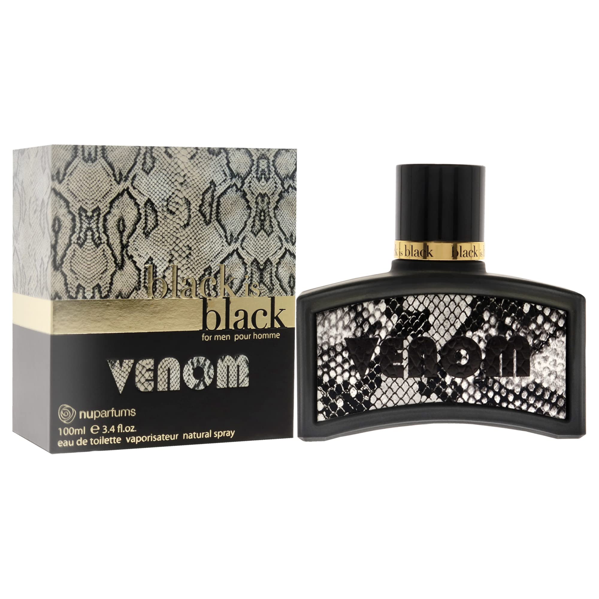 Foto 4 pulgar | Perfume Nu Parfums Black Is Black Venom Eau De Toilette 100 Ml - Venta Internacional