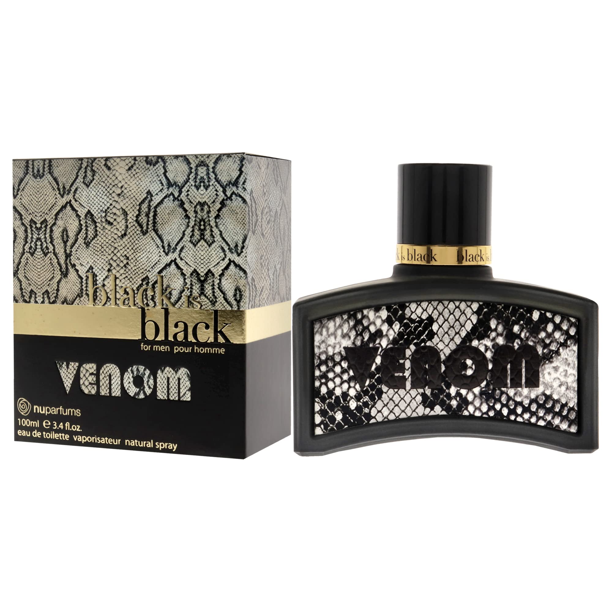 Foto 5 pulgar | Perfume Nu Parfums Black Is Black Venom Eau De Toilette 100 Ml - Venta Internacional