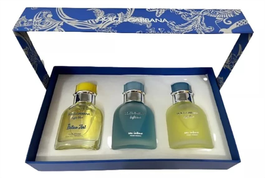 Estuche Dolce Y Gabbana Light Blue Edt 3 Piezas 30 ml $1,499