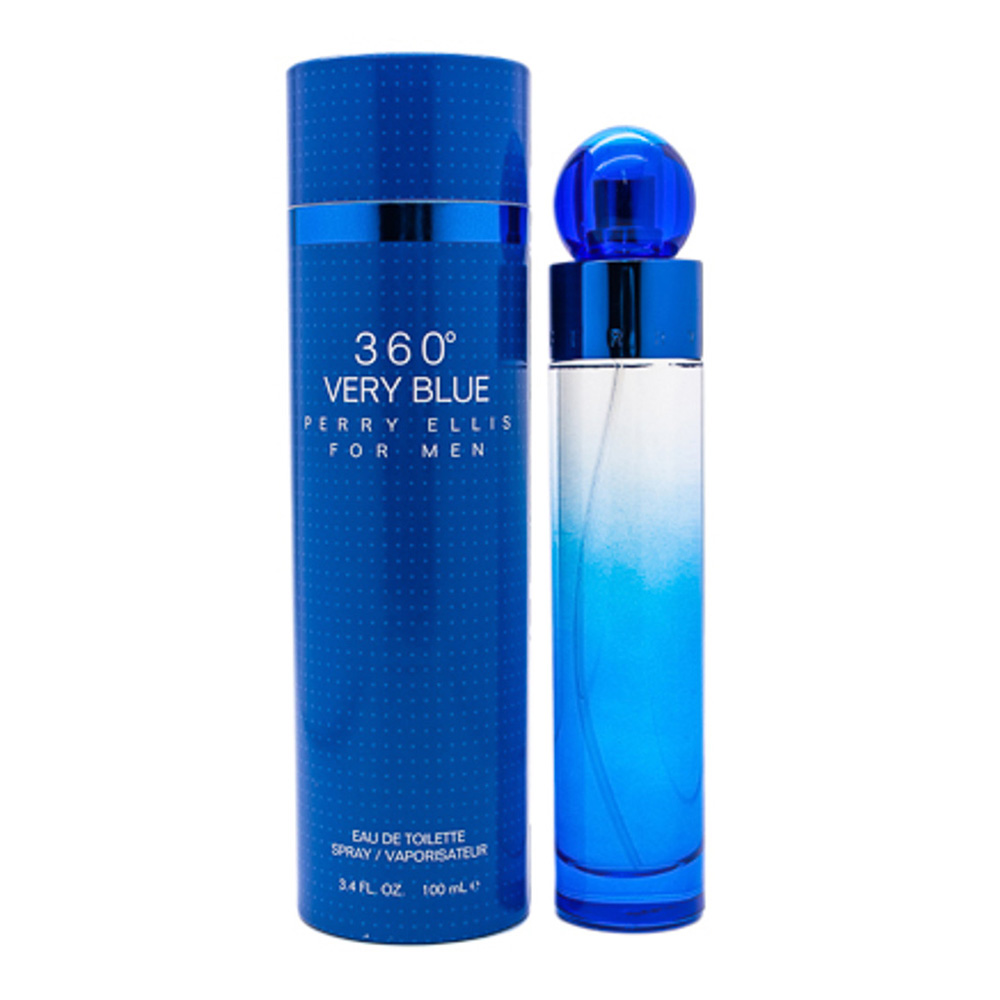 Perfume Perry Ellis 360 Very Blue Eau De Toilette Para Hombre 10 - Venta Internacional.