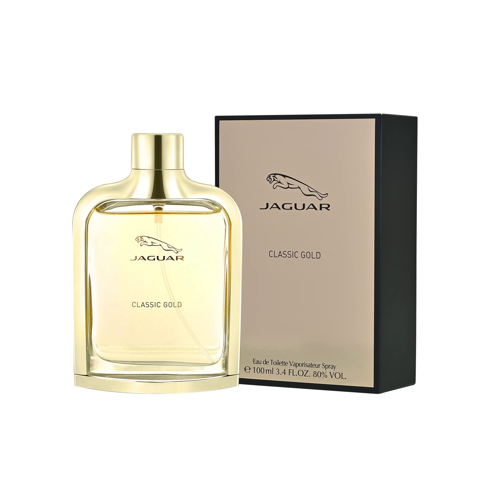 Foto 3 | Perfume Jaguar Classic Gold Eau De Toilette 100 Ml Para Hombre - Venta Internacional.