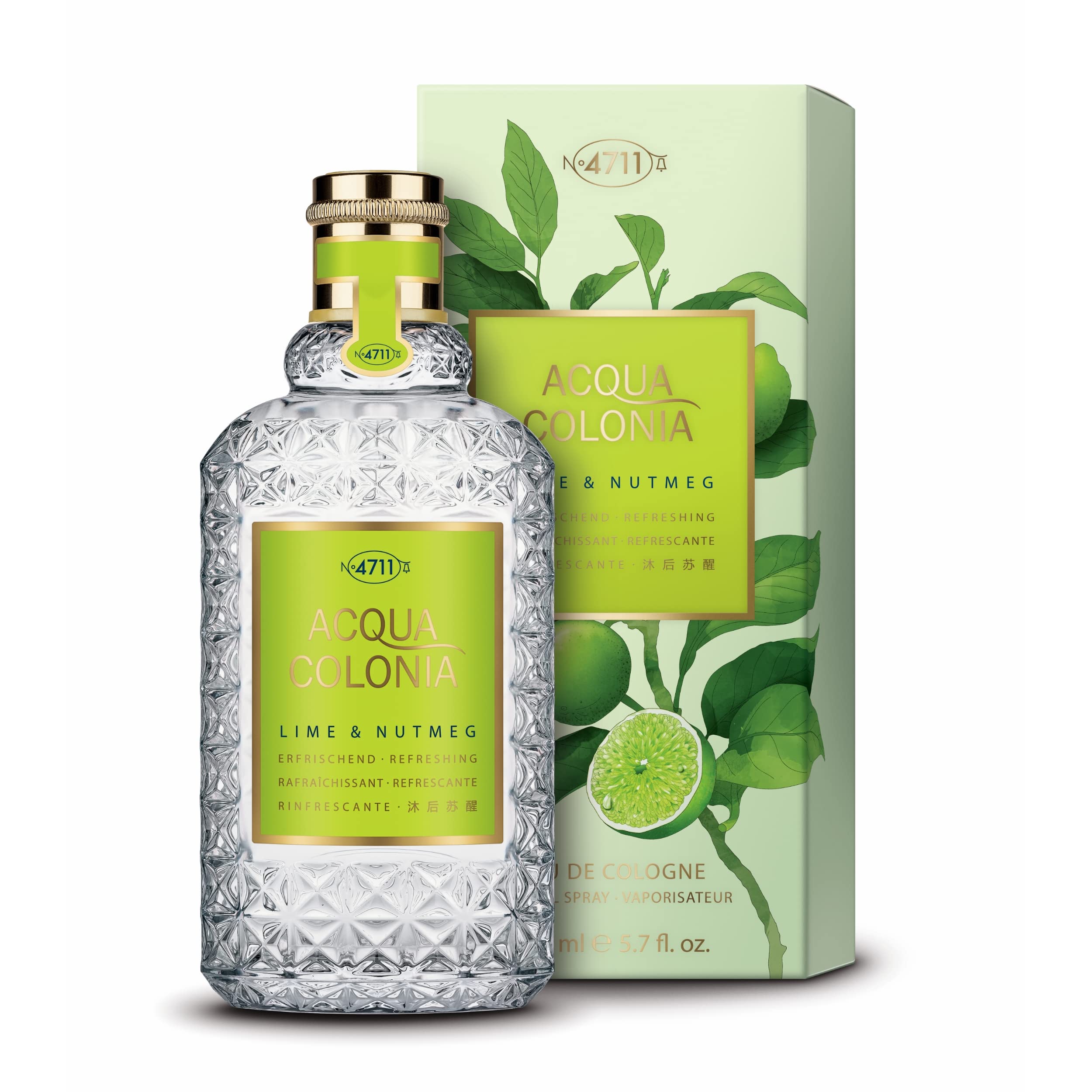 Agua De Colonia Perfume 4711 Acqua Colonia Lima Y Nuez Moscada, 170 Ml - Venta Internacional.