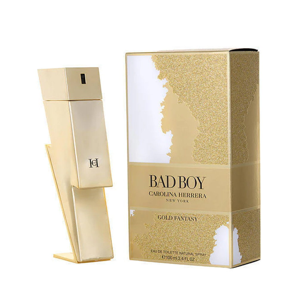 Perfume Carolina Herrera Bad Boy Gold Fantasy Para Hombre - Venta Internacional.