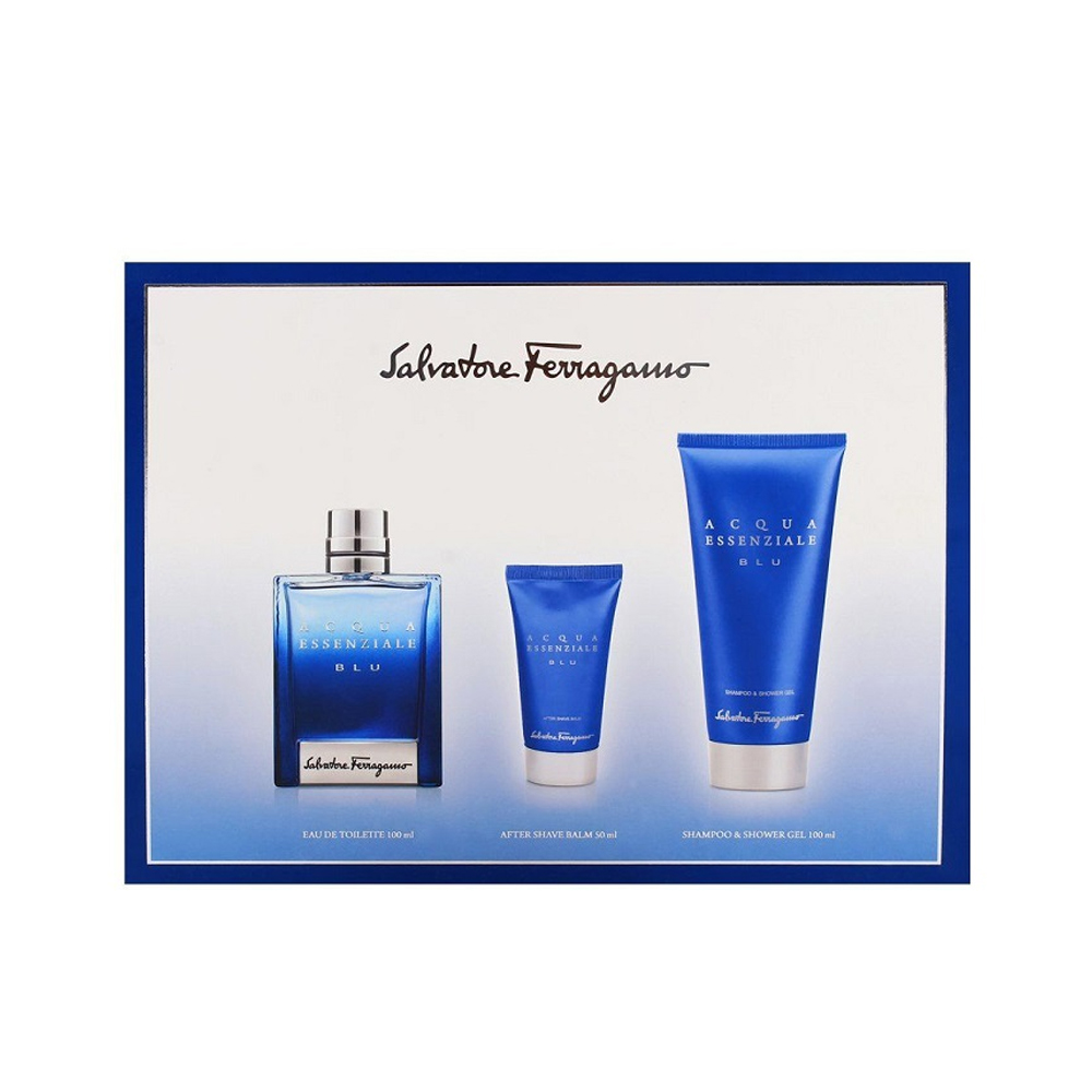 Foto 2 pulgar | Set De Regalo Salvatore Ferragamo Acqua Essenziale Blu Para Hombre 10 - Venta Internacional.