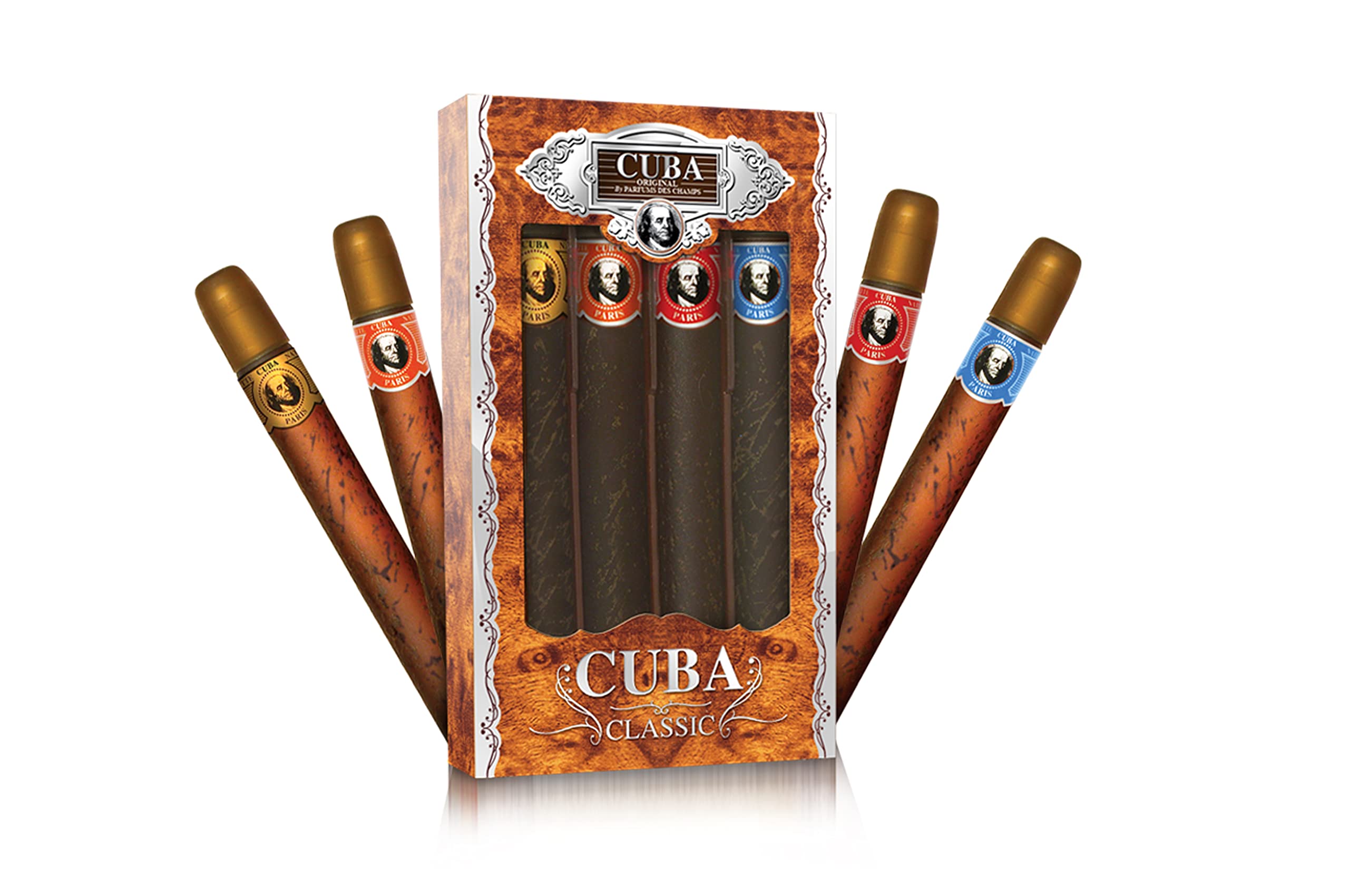 Foto 3 pulgar | Set Variado Perfume Cuba Para Hombre, 4 Piezas Edt 35 Ml (dorado, Azul, Rojo Y Naranja) - Venta Internacional.