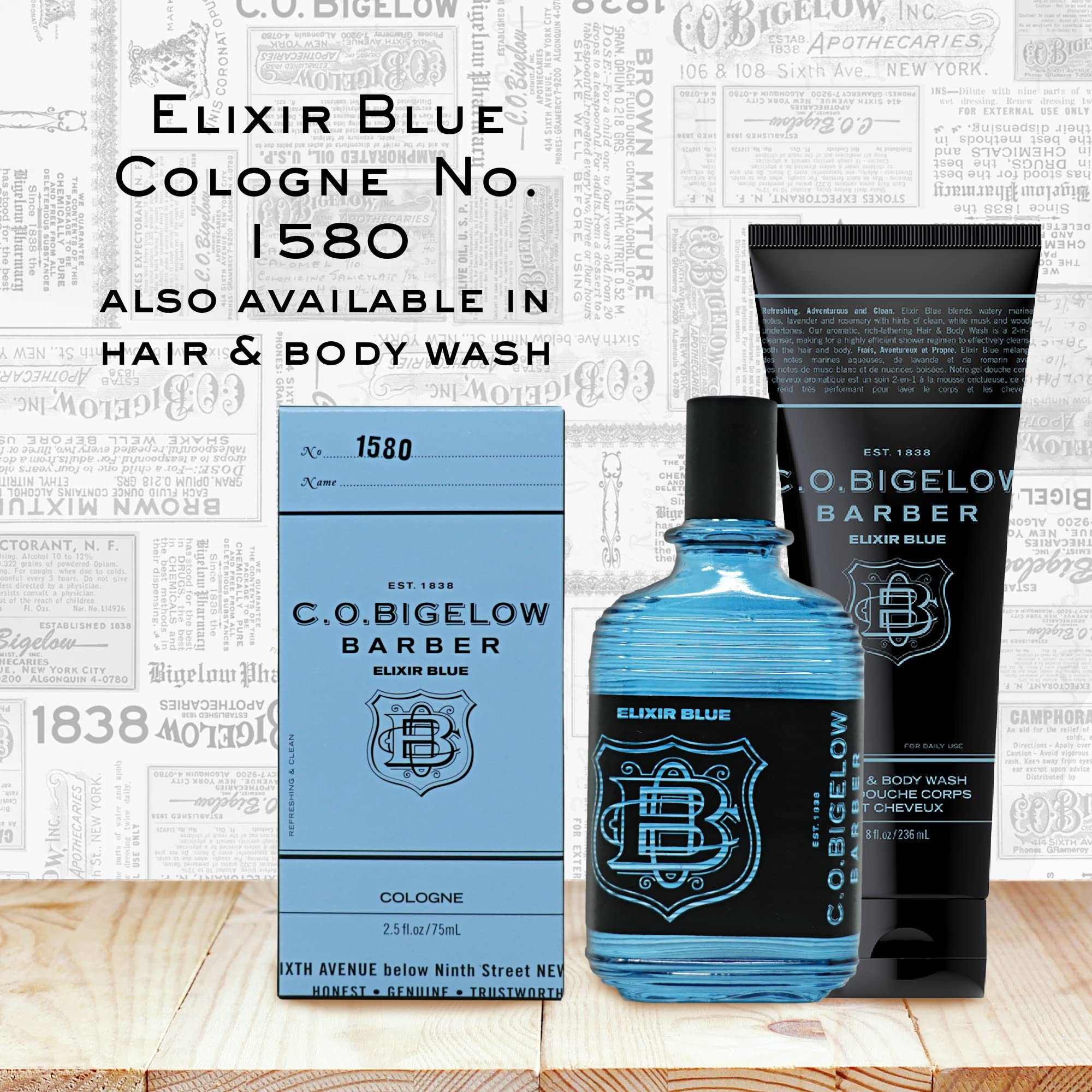 Foto 5 pulgar | Colonia C.o. Bigelow Elixir Blue No. 1580 Para Hombre 75 Ml - Venta Internacional.