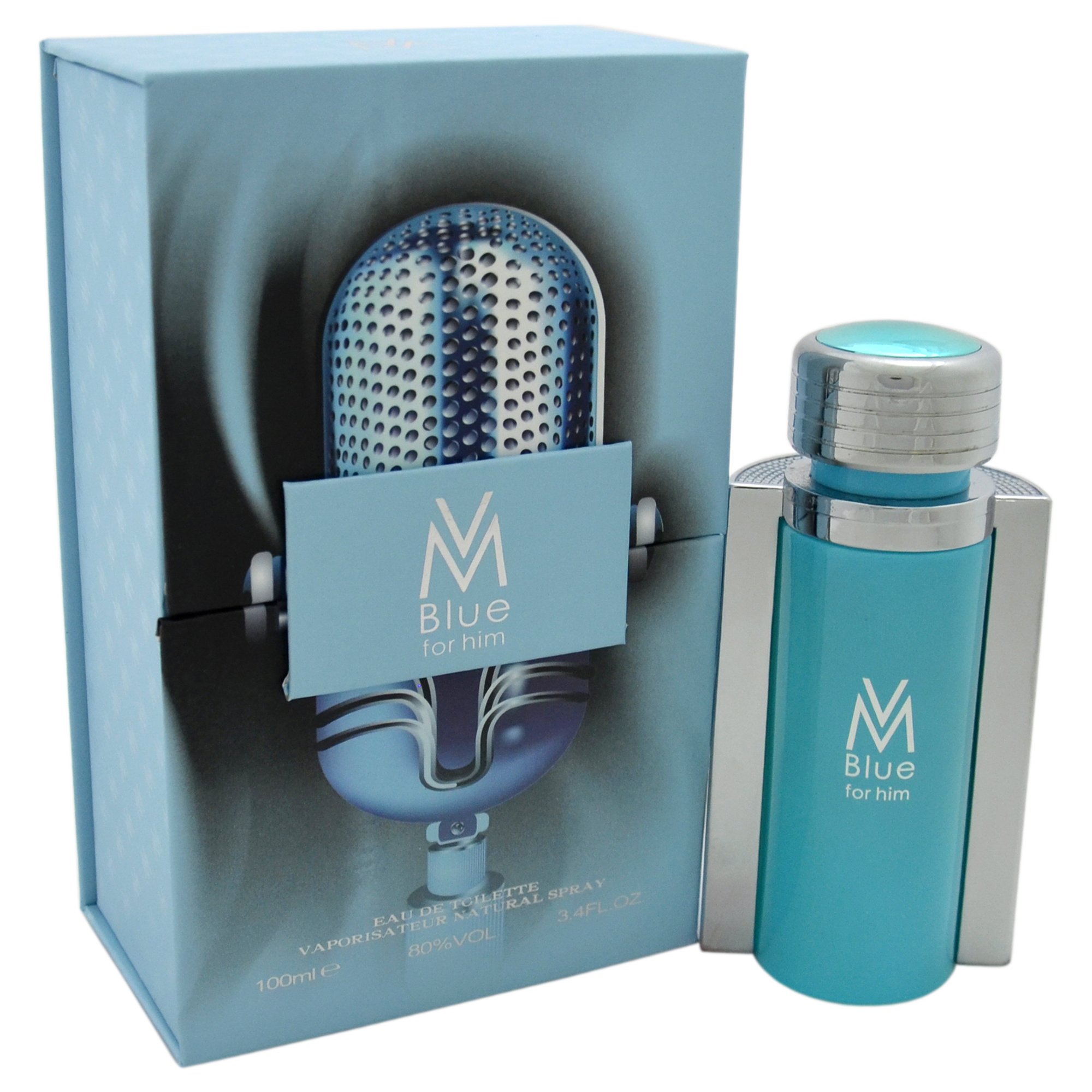 Foto 2 pulgar | Perfume Victor Manuelle Vm Blue Para Hombre Edt 100 Ml Para Hombre - Venta Internacional.