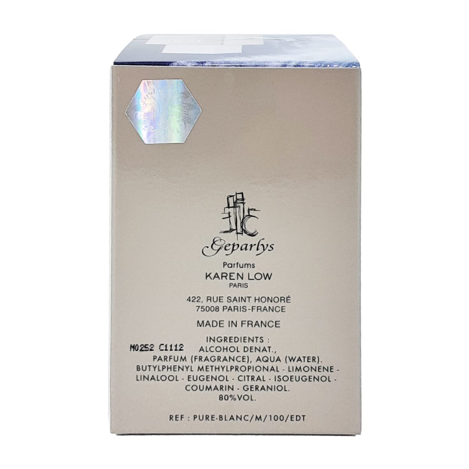 Foto 5 pulgar | Perfume Karen Low Pure Blanc Eau De Toilette Para Hombre, 100 Ml - Venta Internacional.
