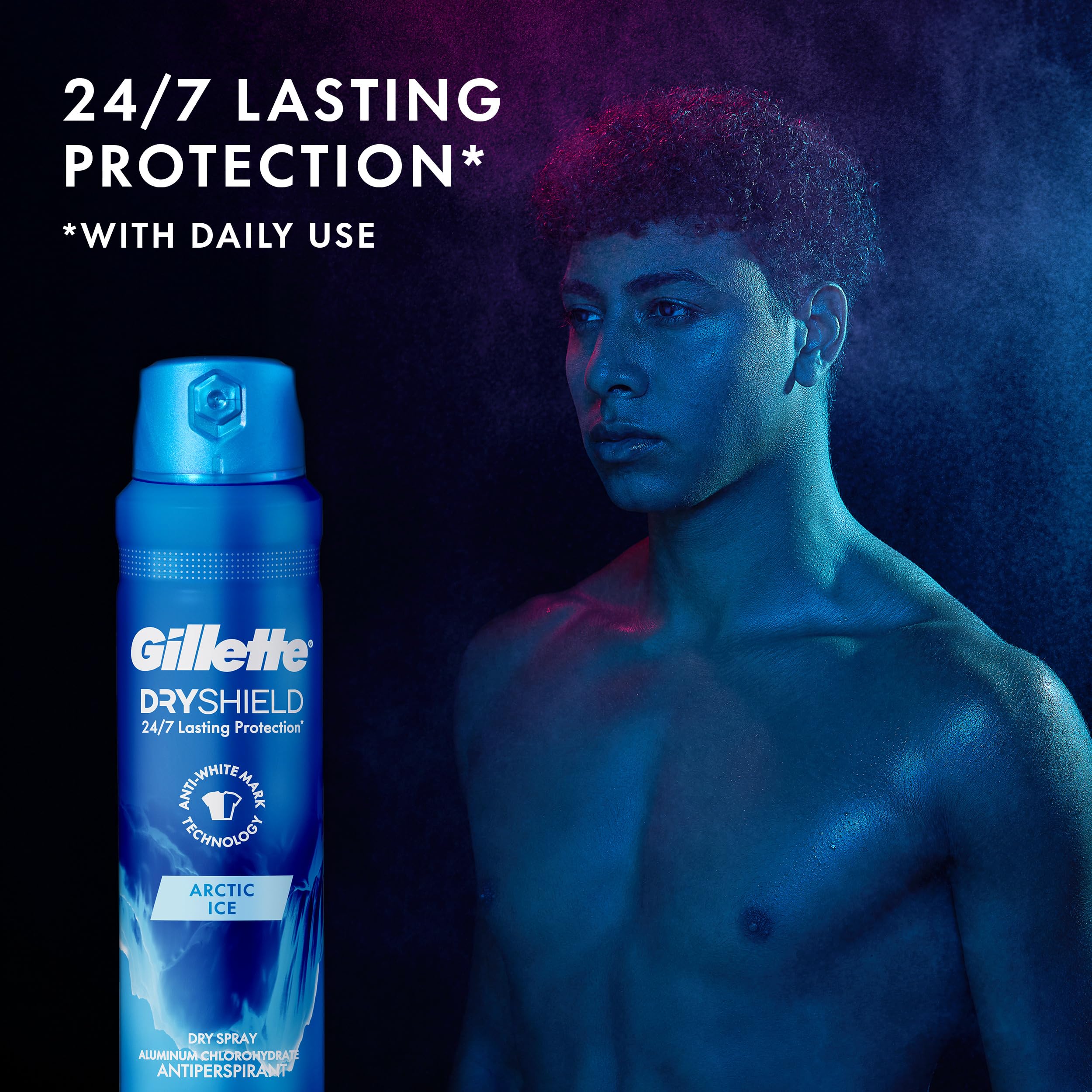 Foto 3 pulgar | Desodorante Antitranspirante Gillette Dry Spray Arctic Ice 125 Ml - Venta Internacional.