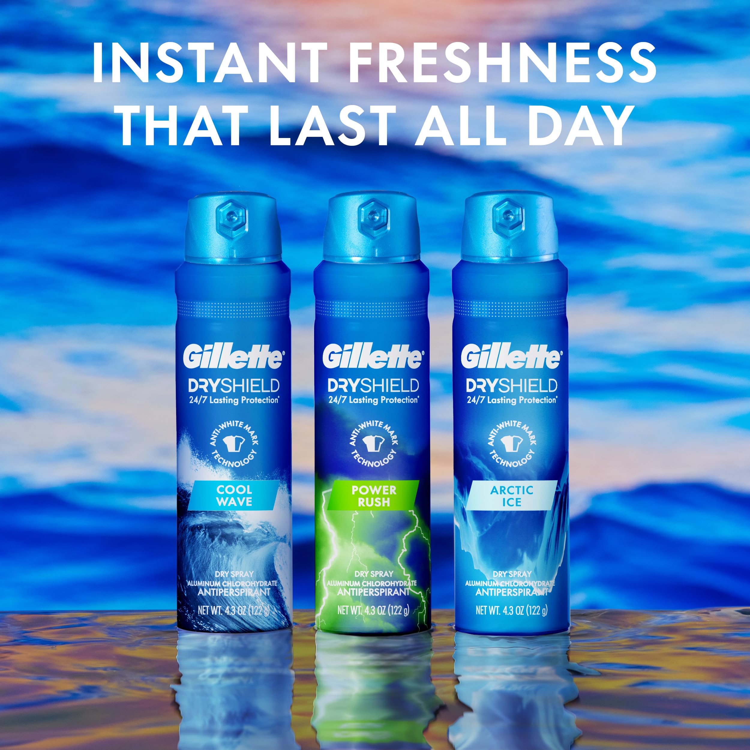 Foto 8 pulgar | Desodorante Antitranspirante Gillette Dry Spray Arctic Ice 125 Ml - Venta Internacional.