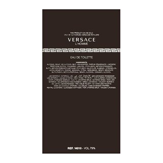 Foto 2 | Perfume Versace L'homme Eau De Toilette 100 Ml Para Hombre - Venta Internacional.
