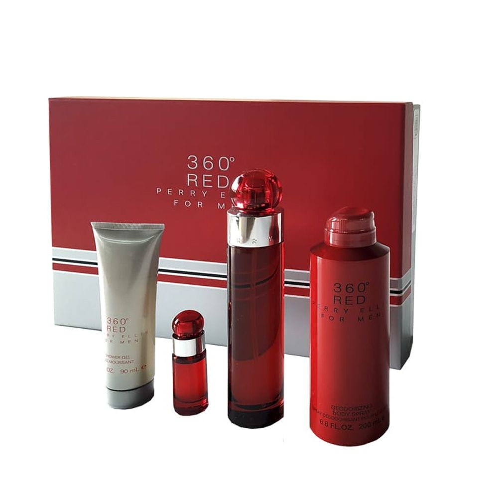 Foto 2 pulgar | Set de Regalo Perry Ellis 360 Red Edt Spray 100 Ml para Hombre - Venta Internacional