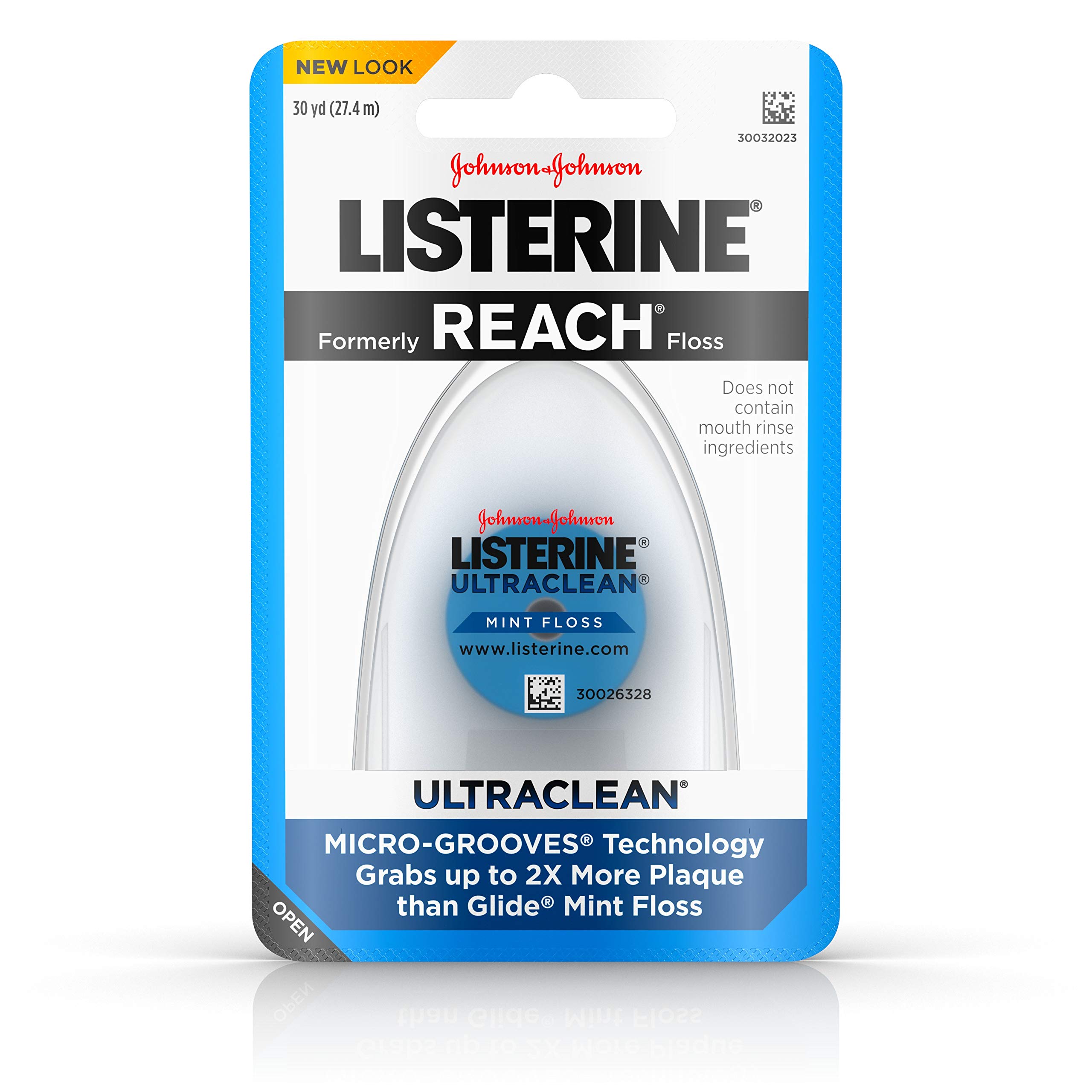 Foto 2 pulgar | Hilo Dental Listerine Ultraclean Mint, 27 M (paquete De 6) - Venta Internacional.