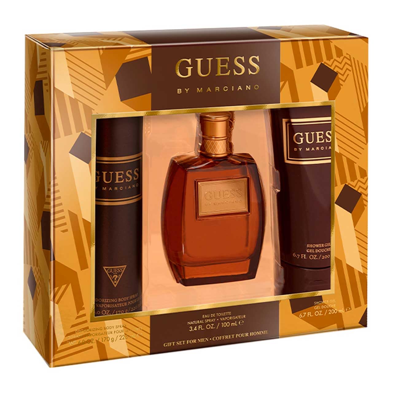 Foto 3 pulgar | Set De Regalo Perfume Guess By Marciano, Aerosol Edt De 100 Ml Para Hombre - Venta Internacional.