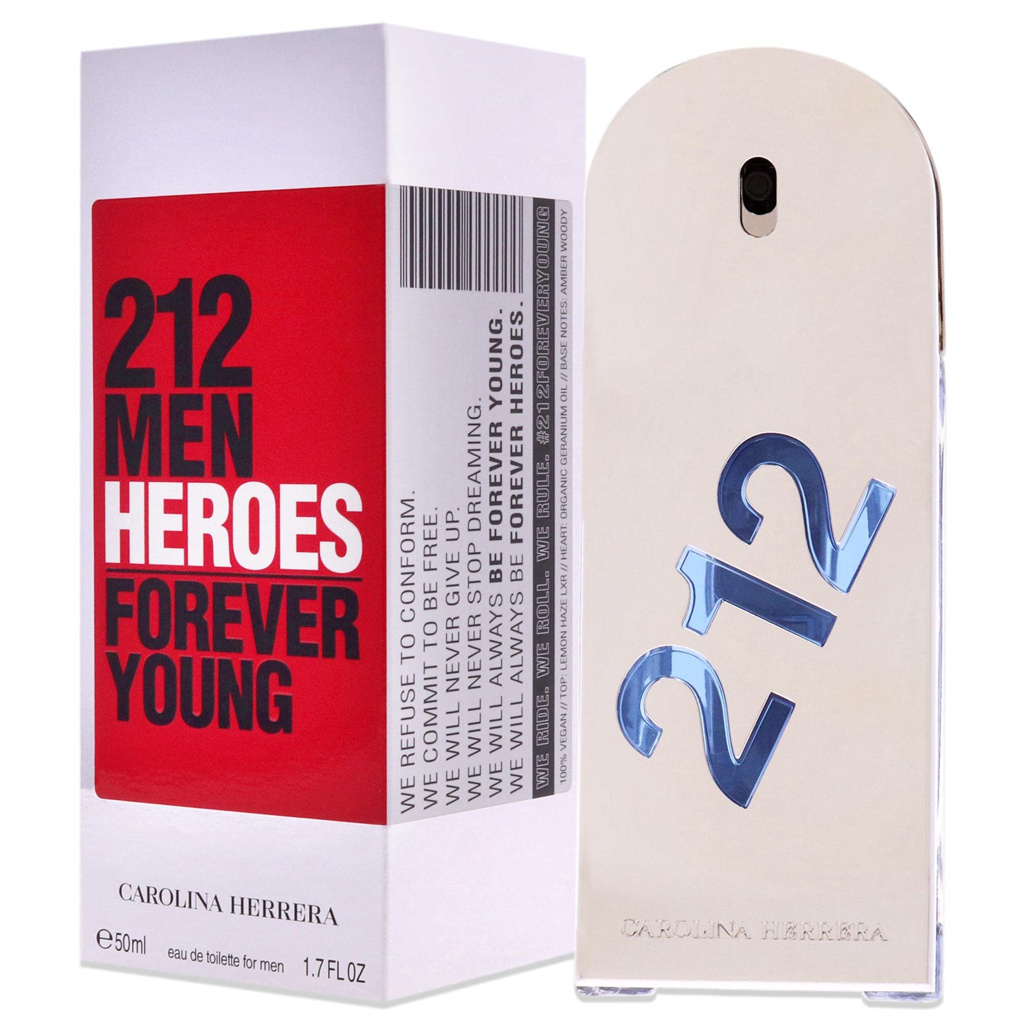 Foto 5 pulgar | Perfume Carolina Herrera 212 Heroes Forever Young Edt 50 Ml - Venta Internacional.