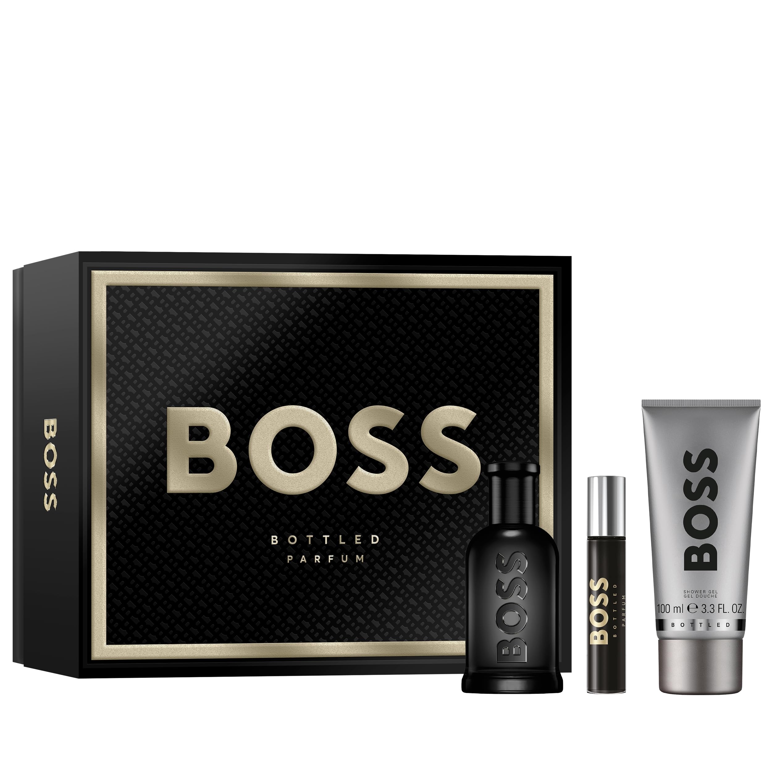 Set De Regalo Festivo Perfume Hugo Boss Boss Bottled Parfum Para Hombre - Venta Internacional.