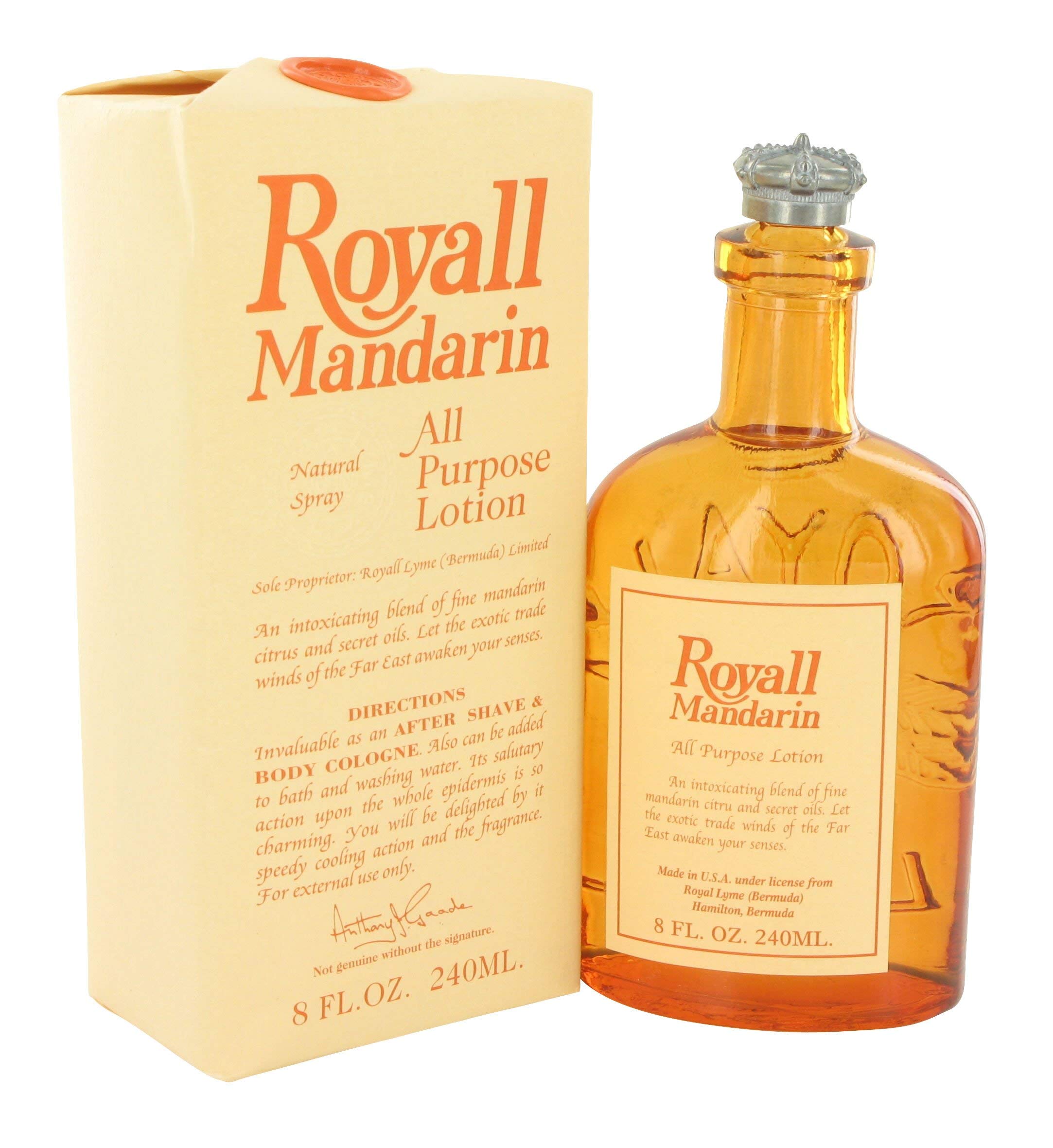 Loción De Mandarín Perfume Royall Fragrances Royall, 240 Ml, Para Hombre - Venta Internacional.