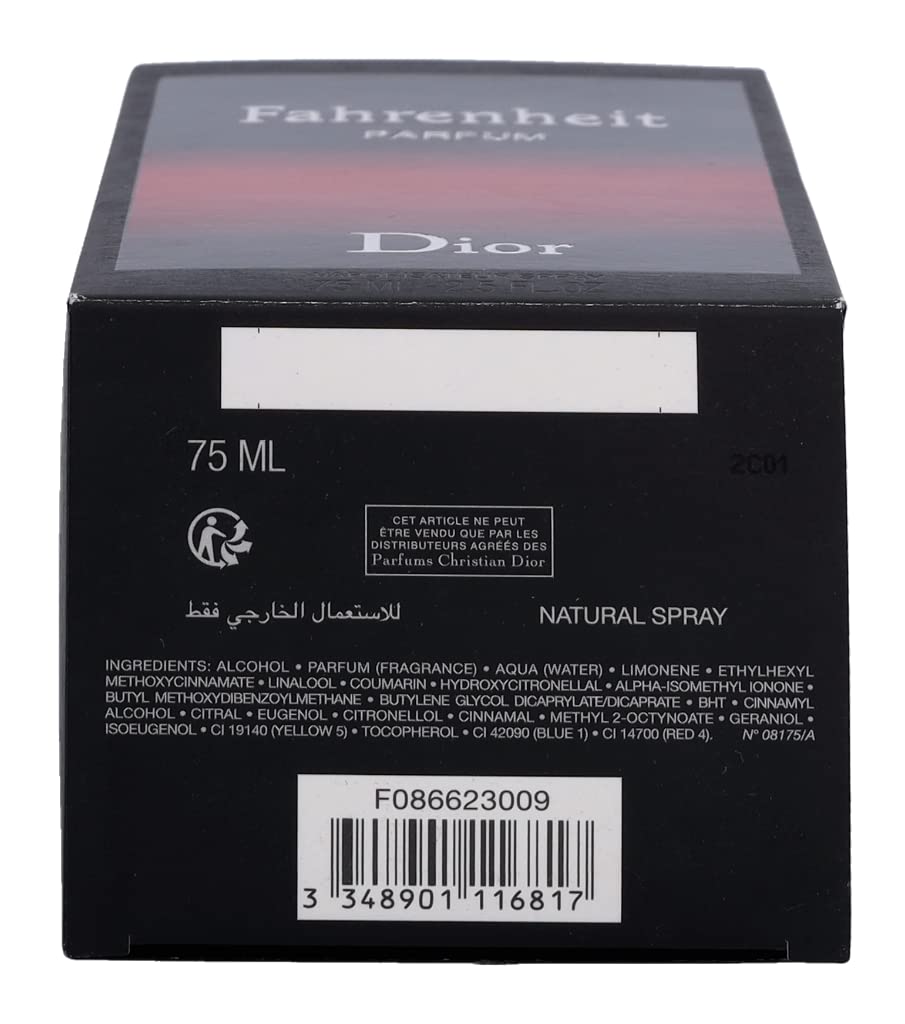 Foto 6 pulgar | Perfume Dior Fahrenheit Parfum Spray 75 Ml Para Hombre - Venta Internacional.