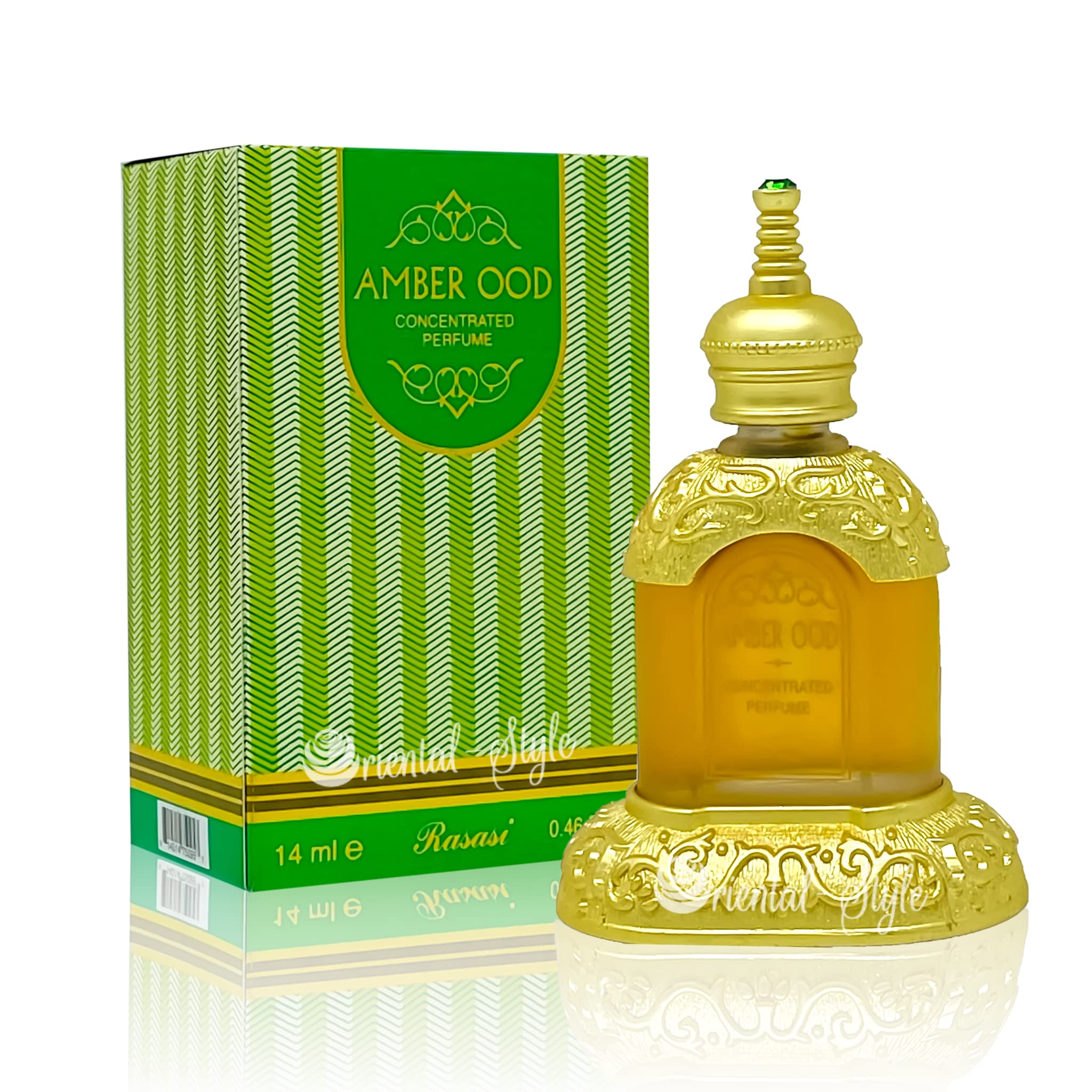 Foto 2 pulgar | Aceite De Perfume Rasasi Amber Ood Attar 14 Ml (14 Ml) - Venta Internacional.