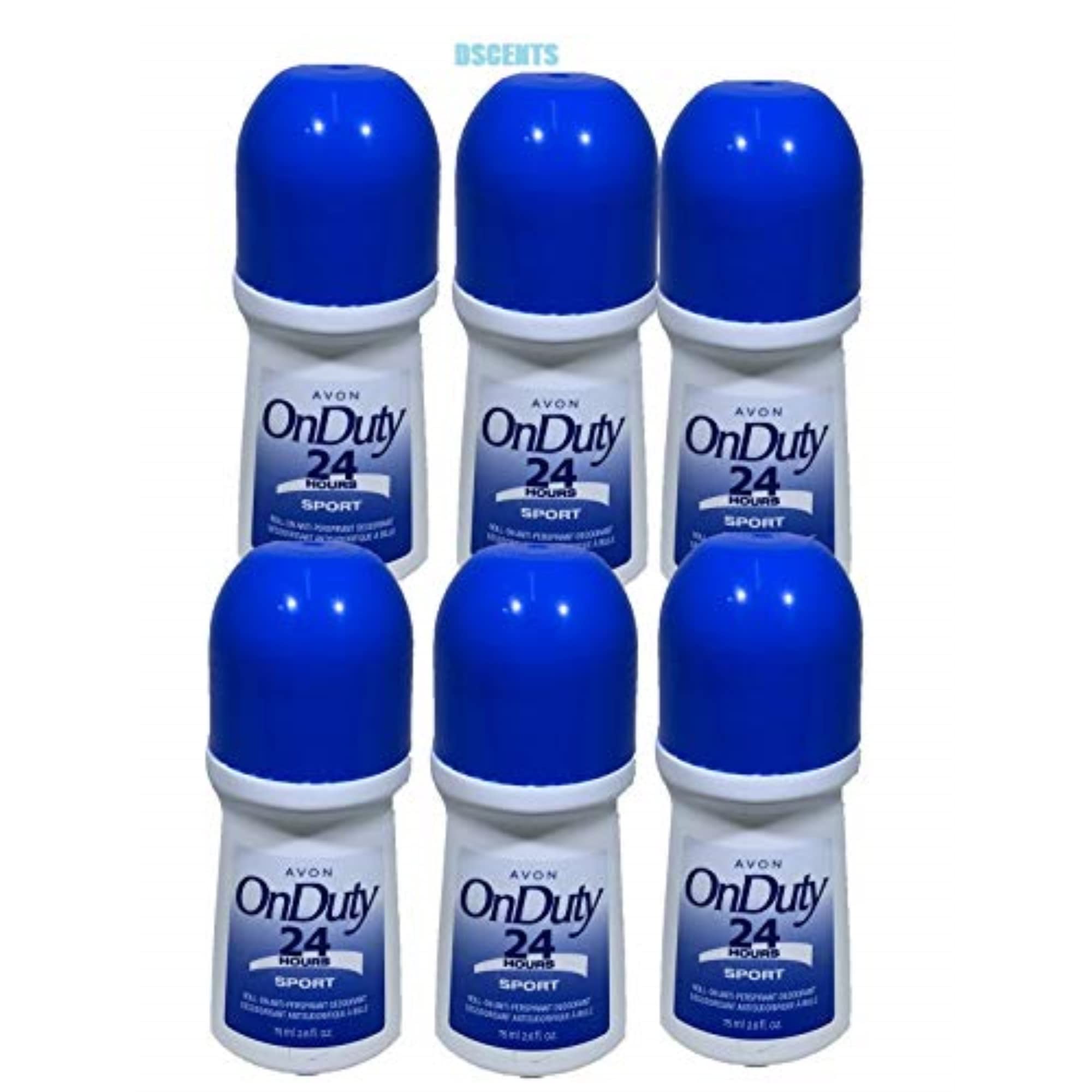 Desodorante Antitranspirante Avon On Duty 24 Hour Sport 75 Ml 6 Unidades - Venta Internacional.