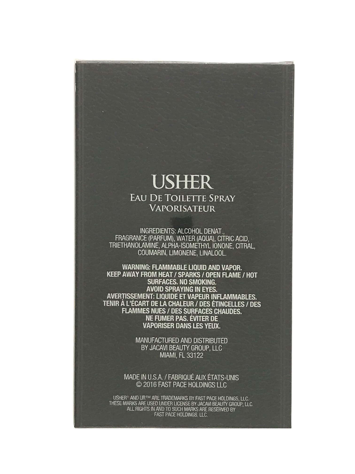 Foto 3 pulgar | Perfume Usher Usher Eau De Toilette 100 Ml Para Hombre - Venta Internacional.