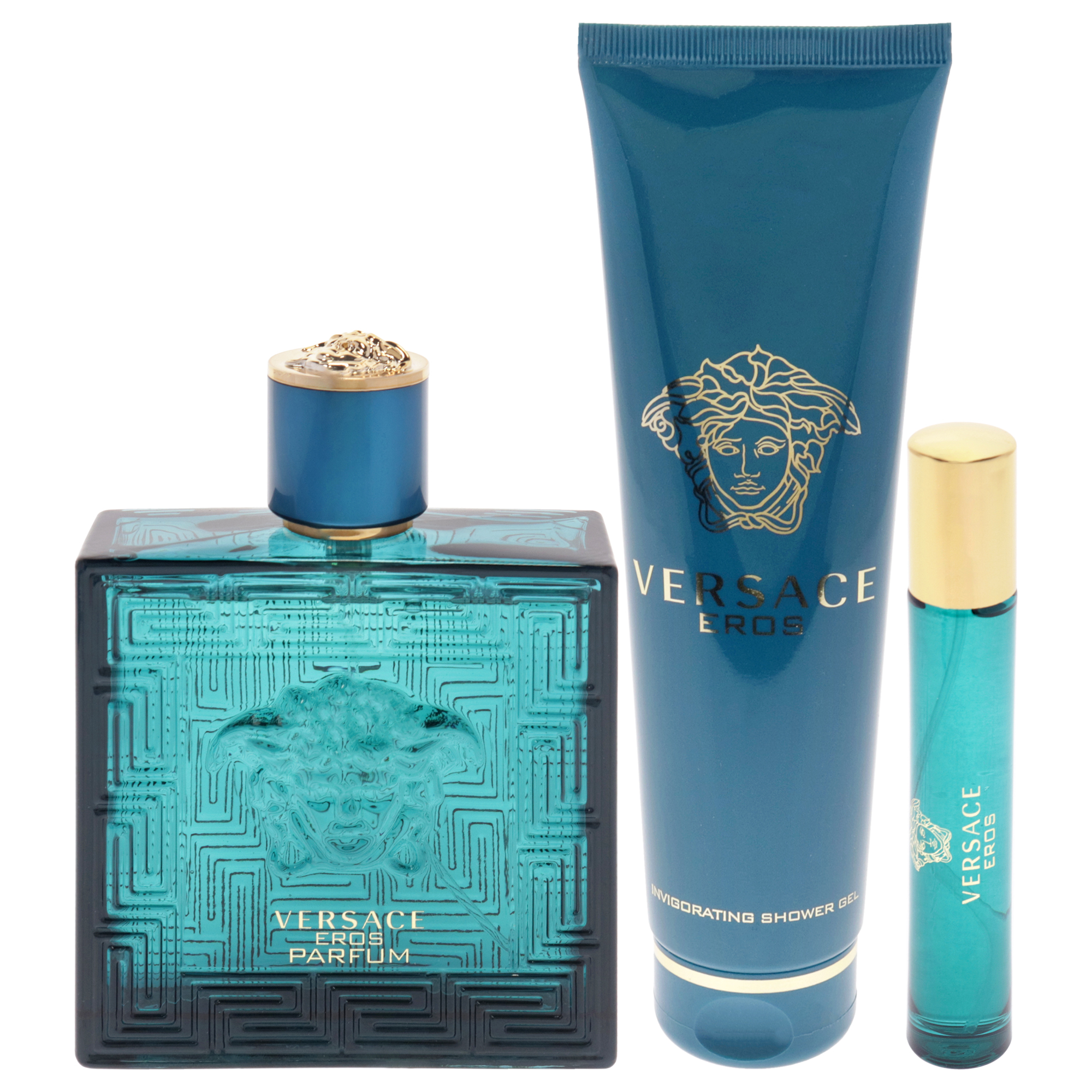 Foto 3 pulgar | Set De Regalo Perfume Versace Eros De 100 Ml Para Hombre, 3 Piezas - Venta Internacional.