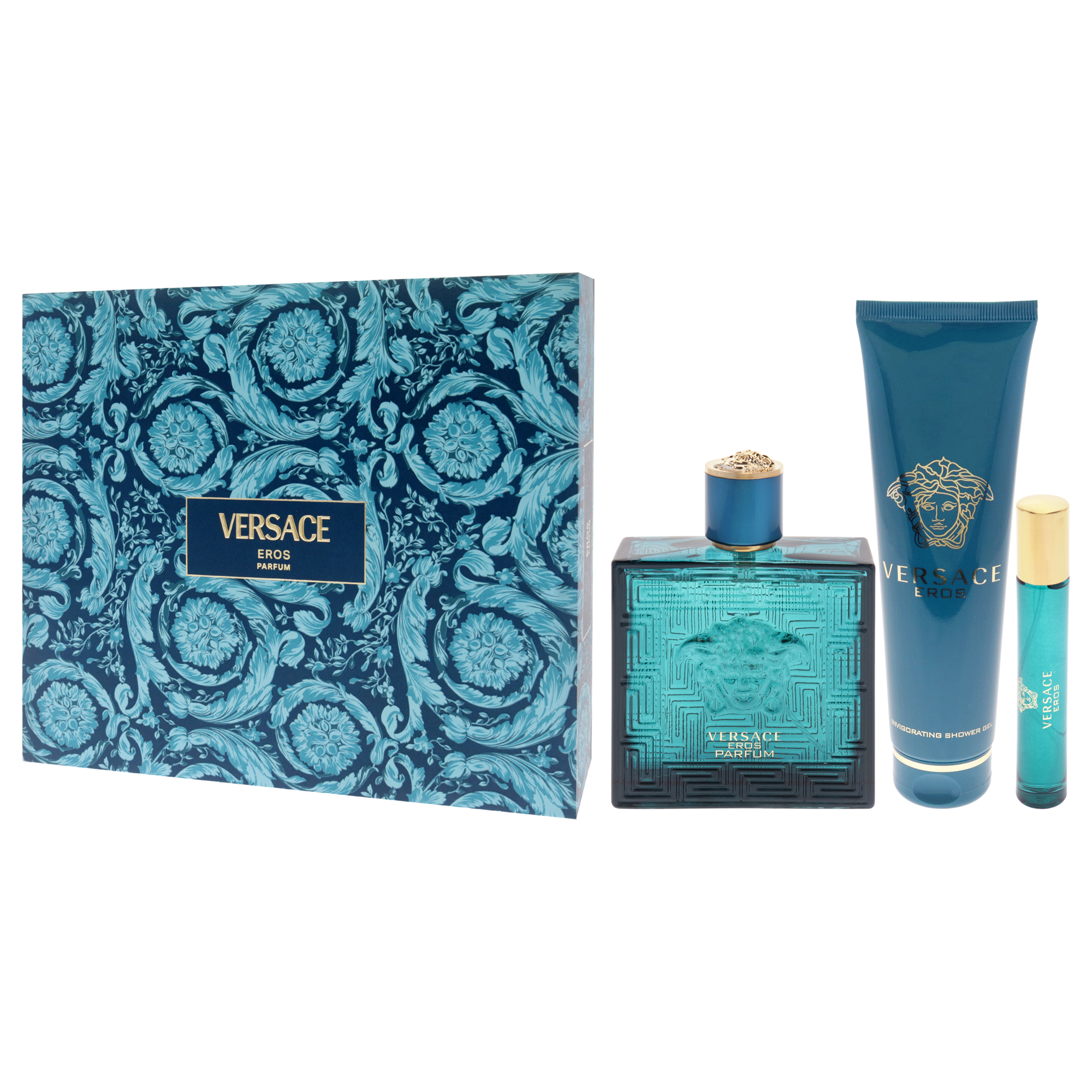 Foto 5 pulgar | Set De Regalo Perfume Versace Eros De 100 Ml Para Hombre, 3 Piezas - Venta Internacional.