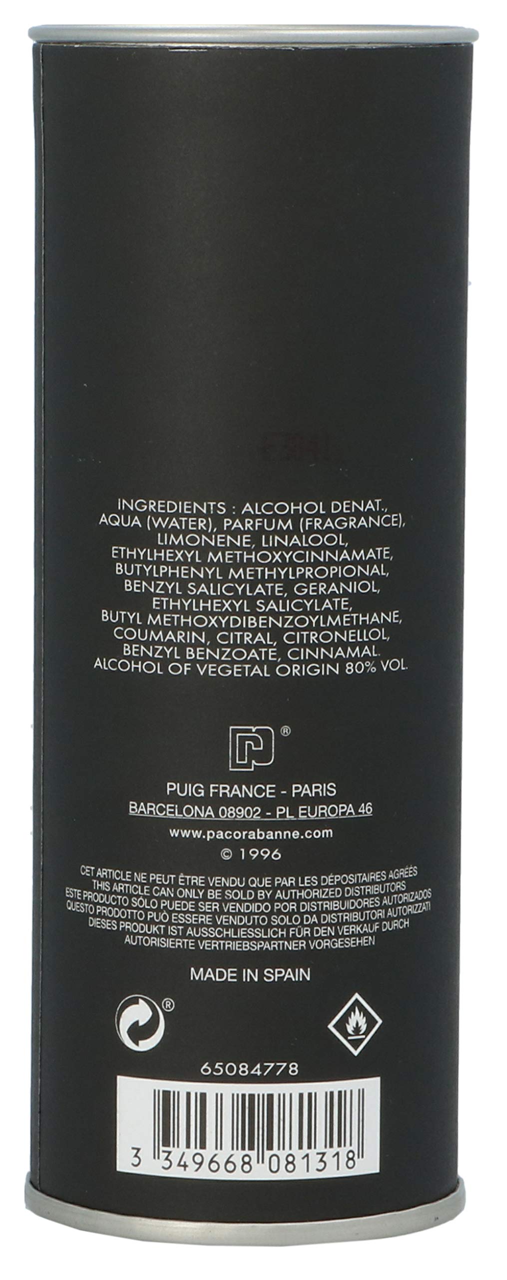 Foto 3 pulgar | Perfume Paco Rabanne Paco Eau De Toilette 100 Ml para Hombre - Venta Internacional