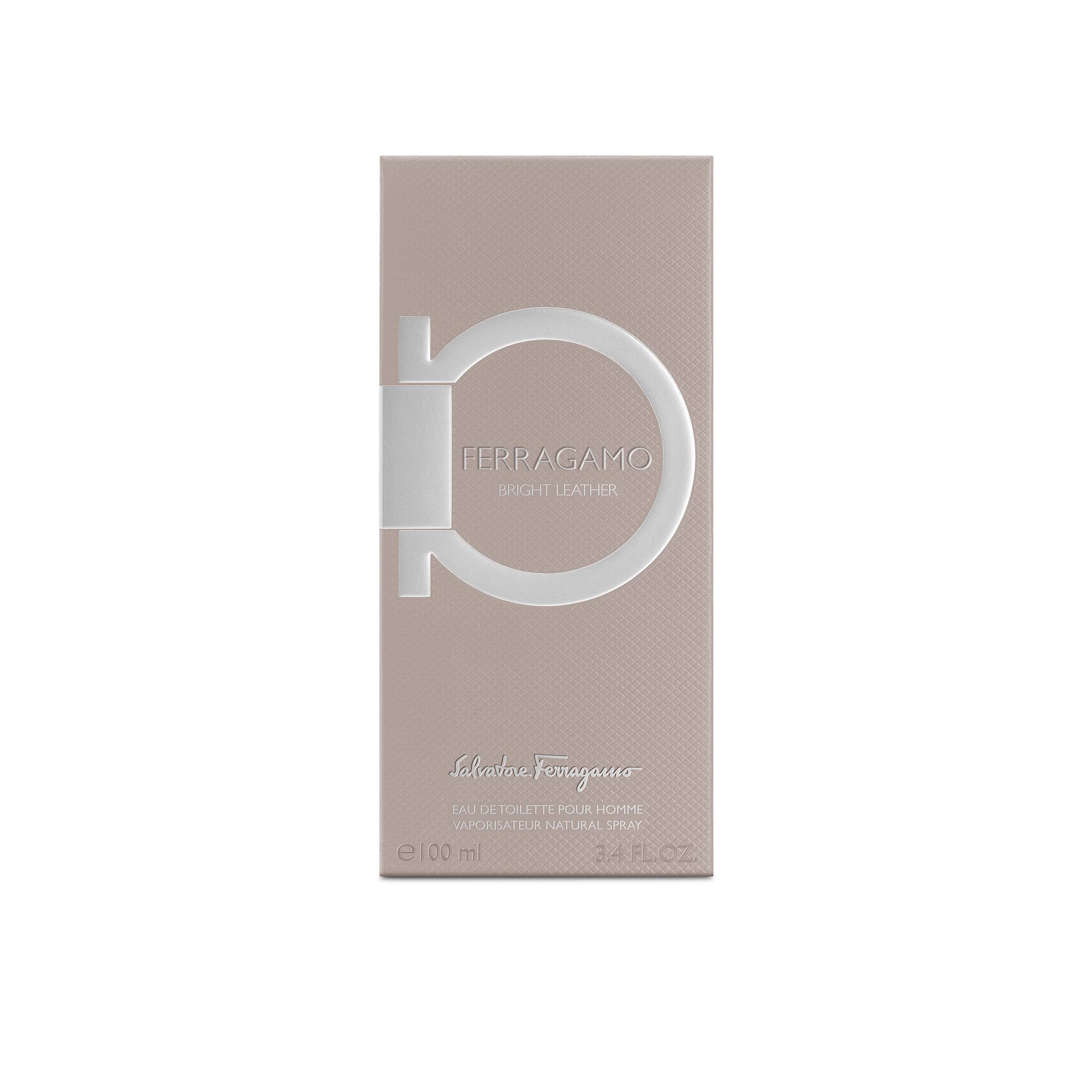 Foto 5 pulgar | Perfume Salvatore Ferragamo Bright Leather Edt 100 Ml Para Hombre - Venta Internacional.