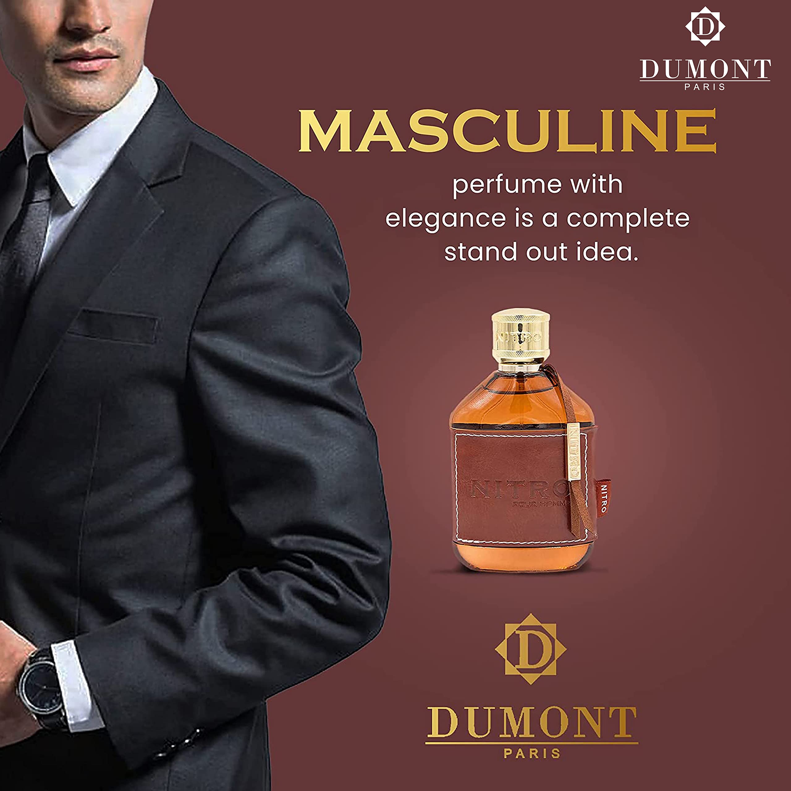 Foto 5 pulgar | Perfume Dumont Nitro Pour Homme Eau De Parfum 100 Ml Para Hombre - Venta Internacional.