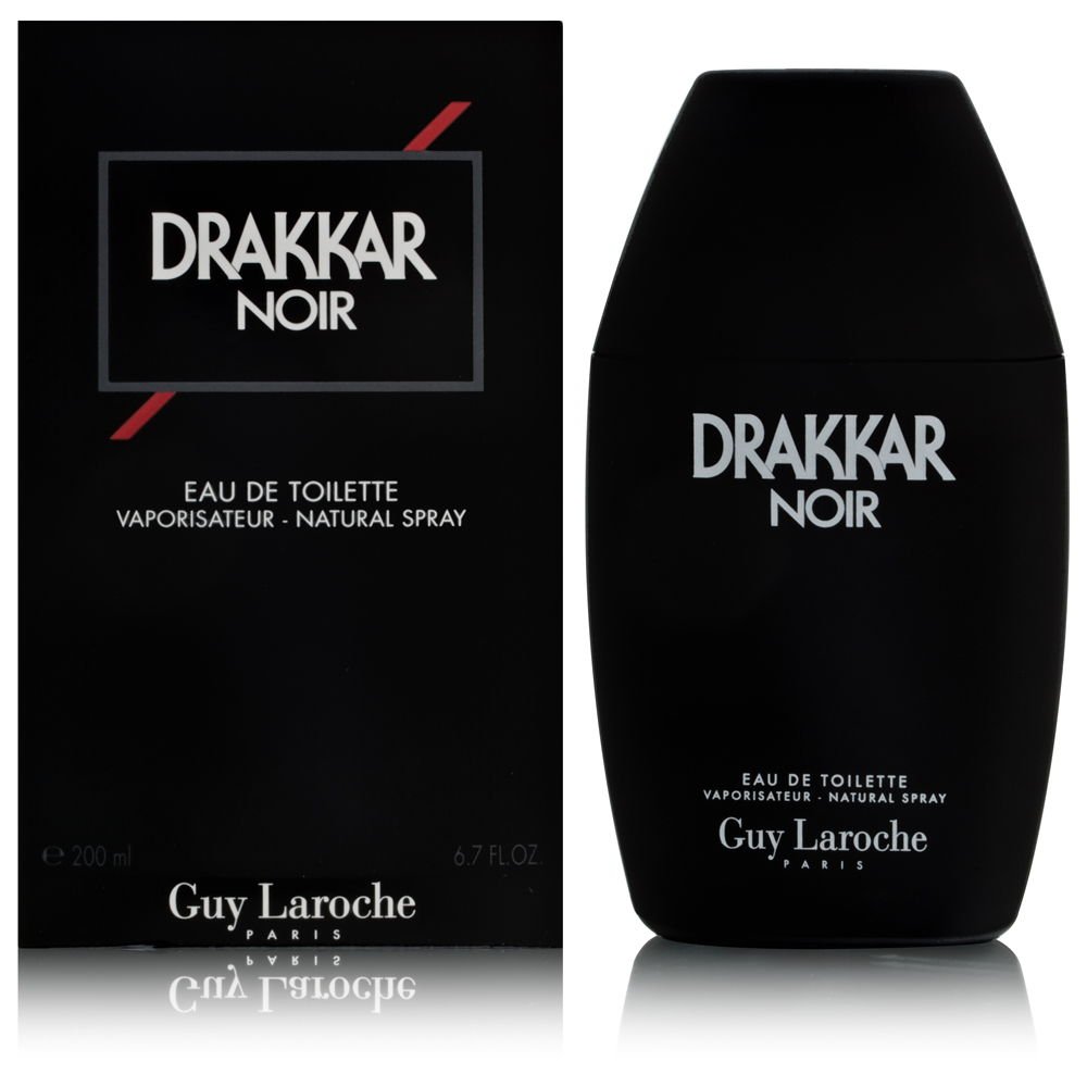 Perfume Guy Laroche Drakkar Noir Eau De Toilette Para Hombre, 200 Ml - Venta Internacional.