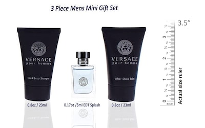 Foto 2 | Miniset De Regalo Perfume Versace Pour Homme Para Hombre, 3 Piezas - Venta Internacional.