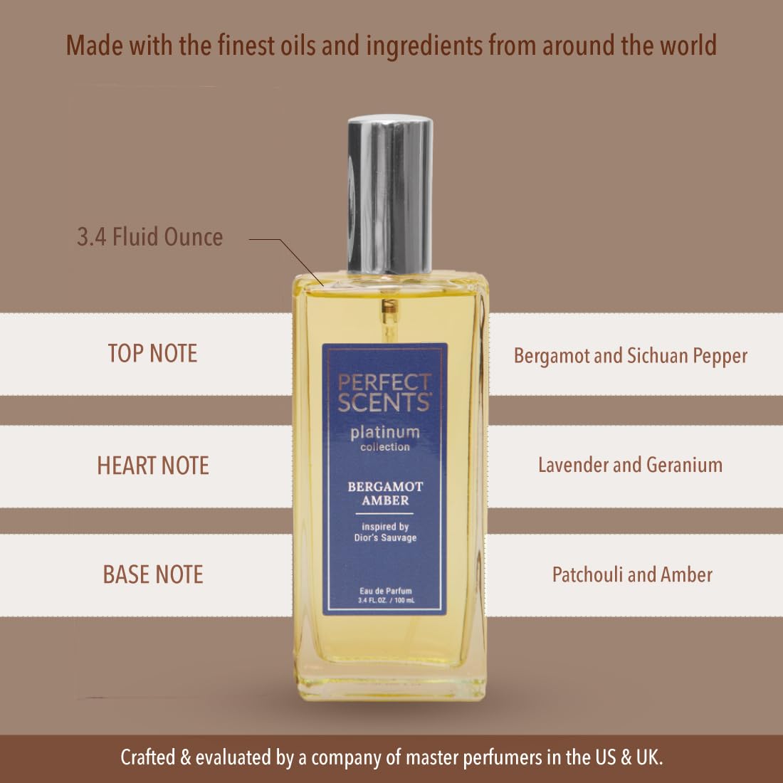 Foto 8 pulgar | Perfume Instyle, Fragancias Inspiradas En Dior Sauvage, 100 Ml - Venta Internacional.