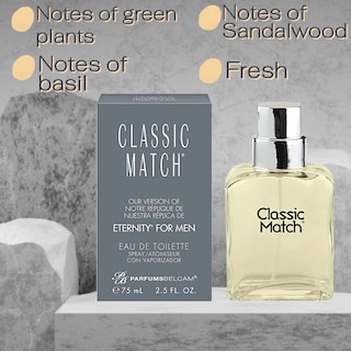 Foto 4 | Perfume Pb Parfumsbelcam Classic Match Cm Eternity 75 Ml Para Hombre - Venta Internacional.