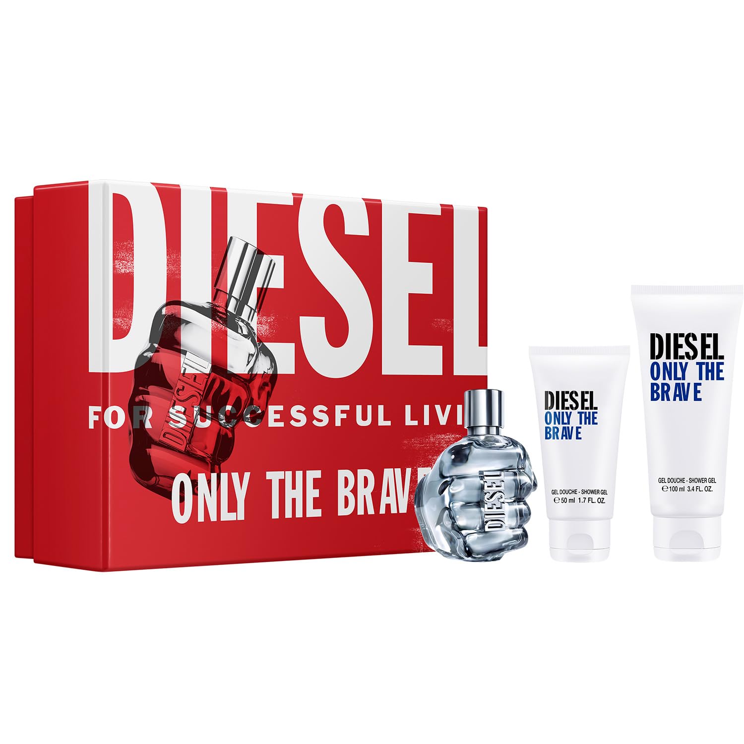 Foto 2 pulgar | Set De Regalo Perfume Diesel Only The Brave Para Hombre, 75 Ml - Venta Internacional.