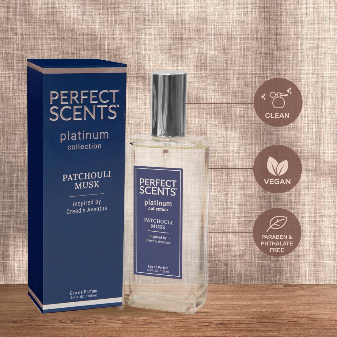 Foto 5 pulgar | Perfume Instyle Fragrances Perfect Scents Aventus Platinum 100 Ml - Venta Internacional.