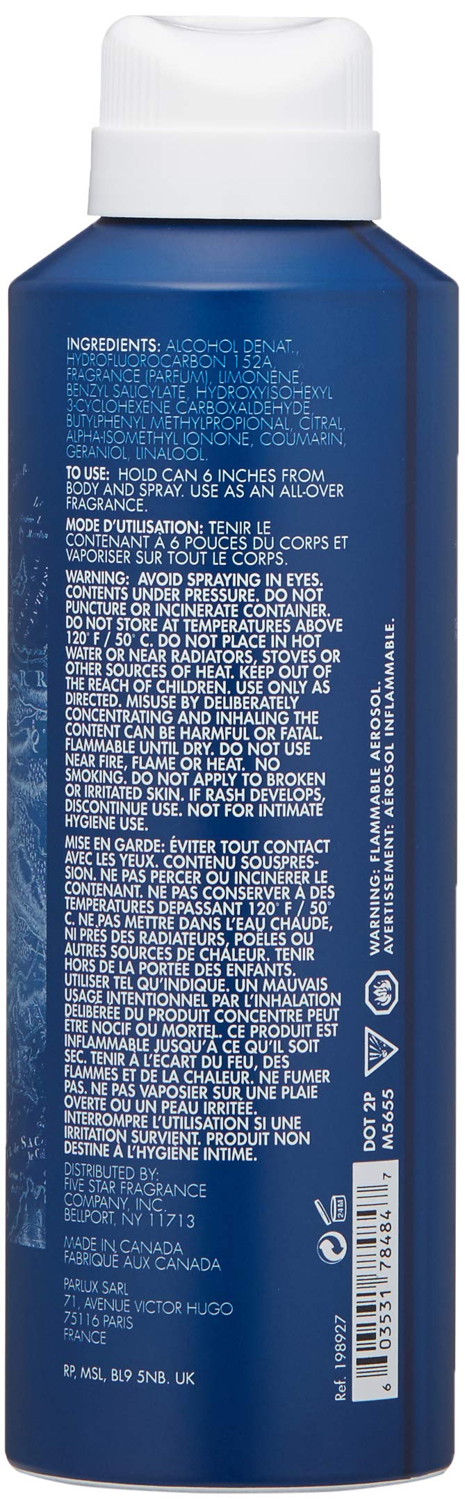 Foto 3 pulgar | Spray Corporal Tommy Bahama St. Barts Para Hombre, 177 Ml - Venta Internacional.