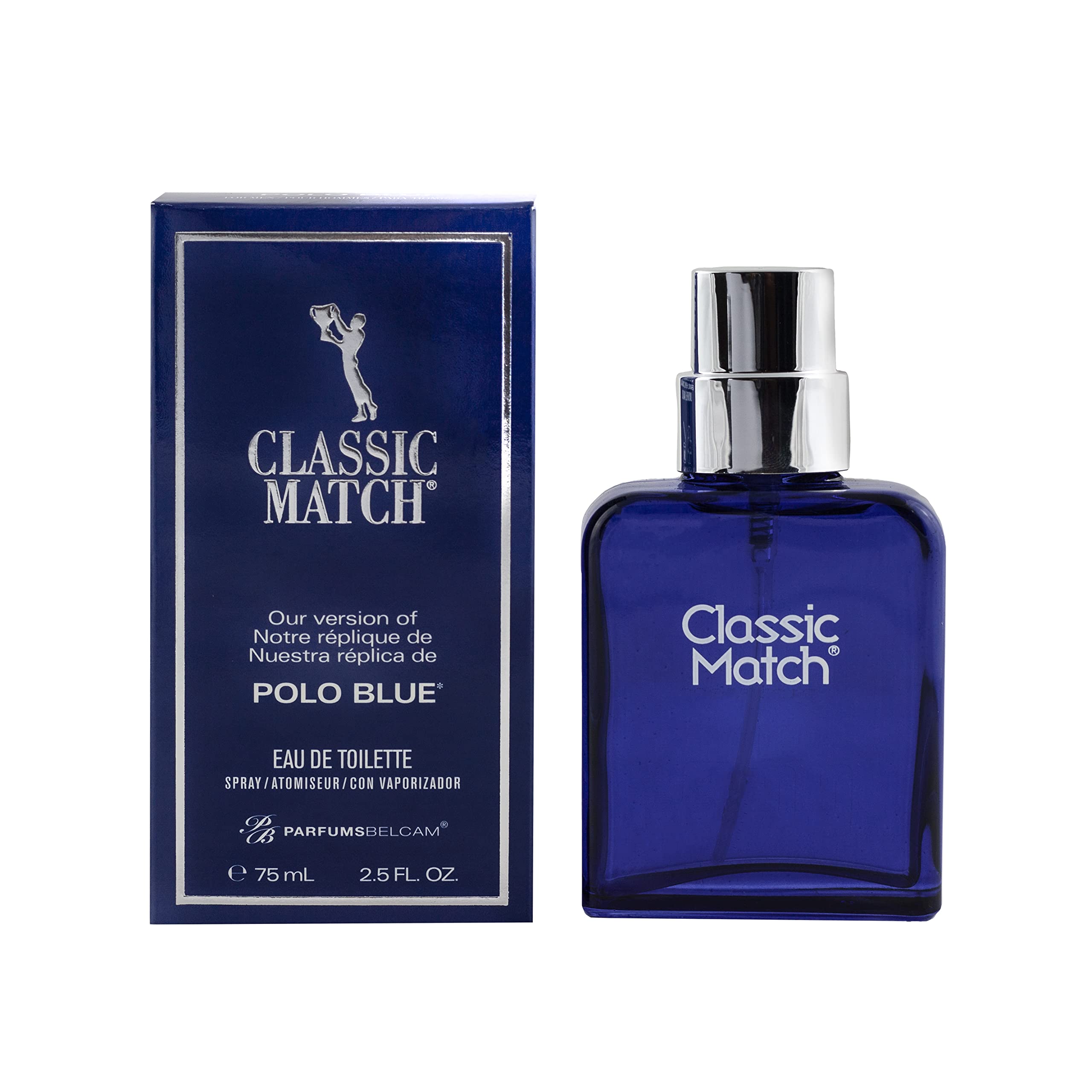 Perfume Pb Parfumsbelcam Blue Classic Match Eau De Toilette 75 Ml - Venta Internacional.