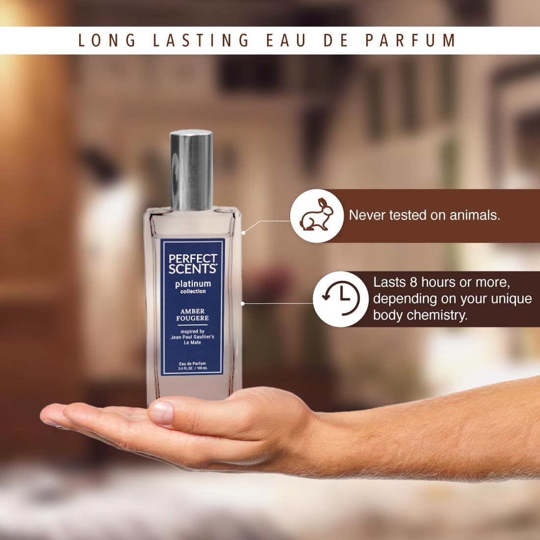 Foto 7 pulgar | Perfume Instyle Fragrances Perfect Scents Le Male Platinum 100 Ml - Venta Internacional.