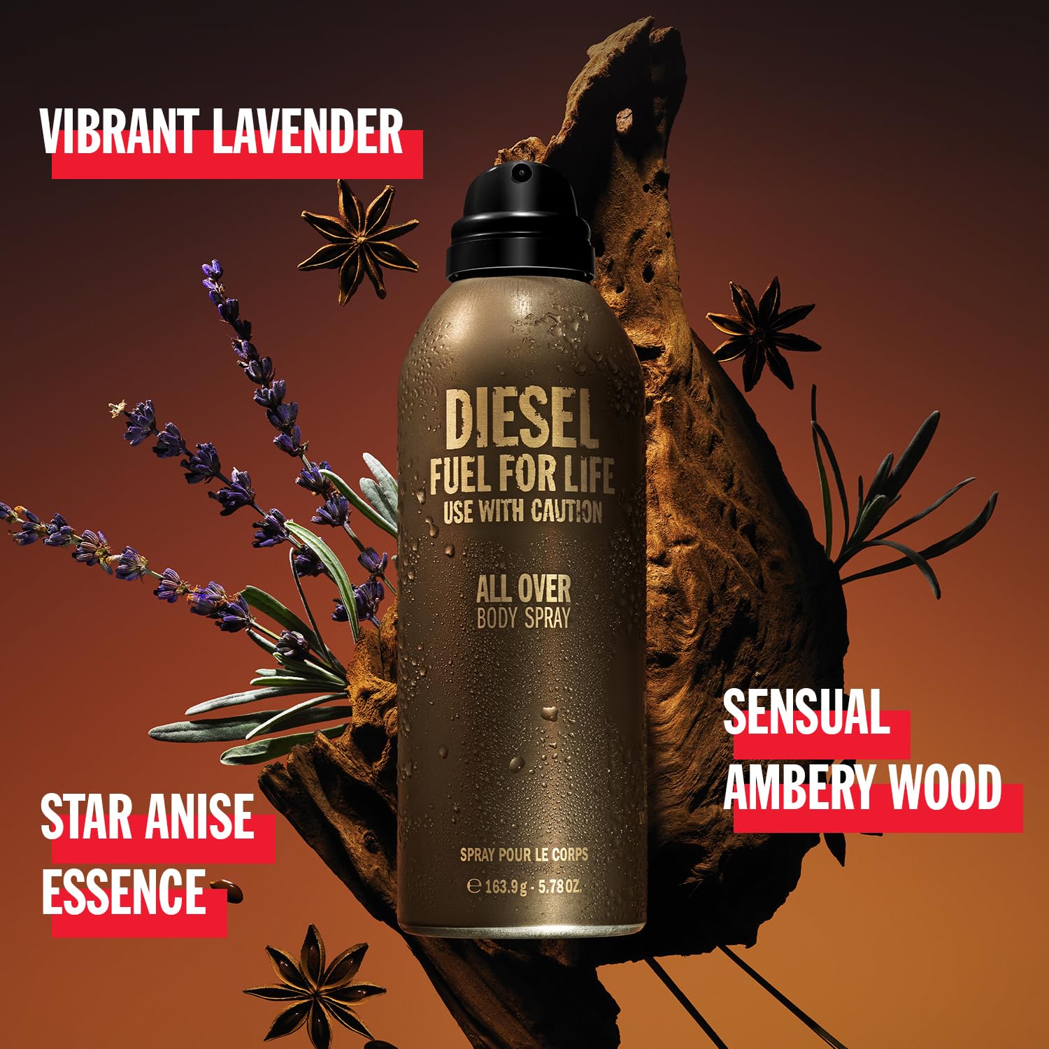 Foto 4 pulgar | Spray Corporal Desodorizante Diesel Fuel For Life Para Hombres - Venta Internacional.
