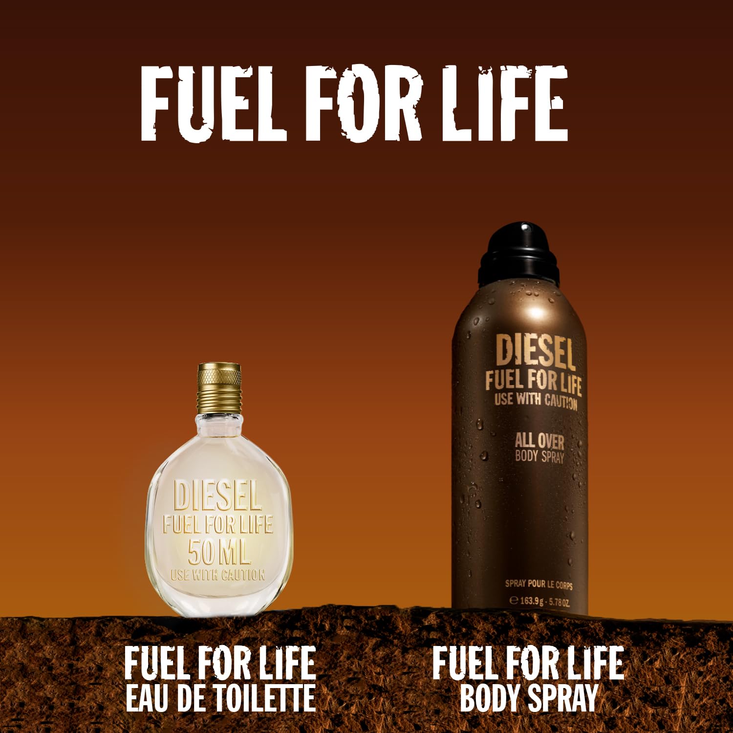Foto 7 pulgar | Spray Corporal Desodorizante Diesel Fuel For Life Para Hombres - Venta Internacional.