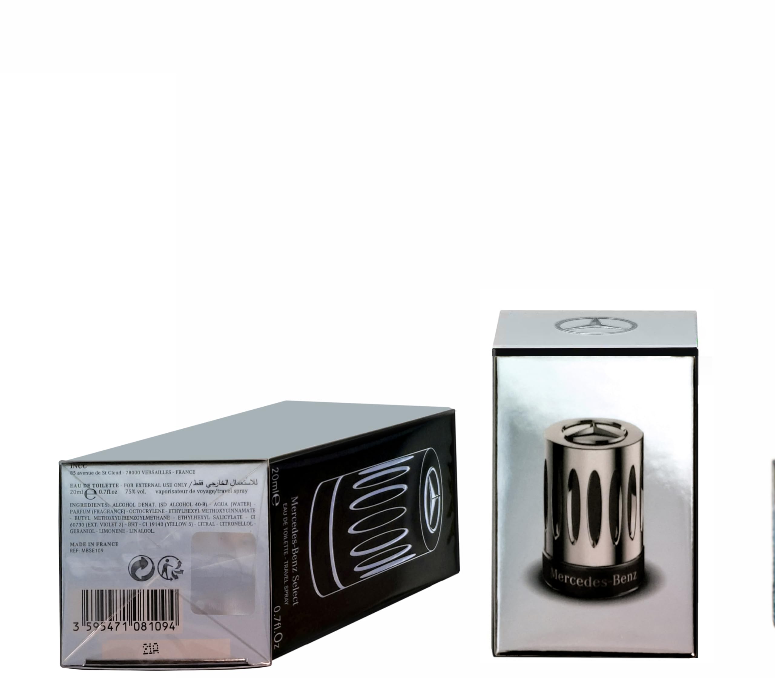 Foto 4 pulgar | Perfume Mercedes-benz Select Travel Collection Eau De Toilette, 20 Ml - Venta Internacional.
