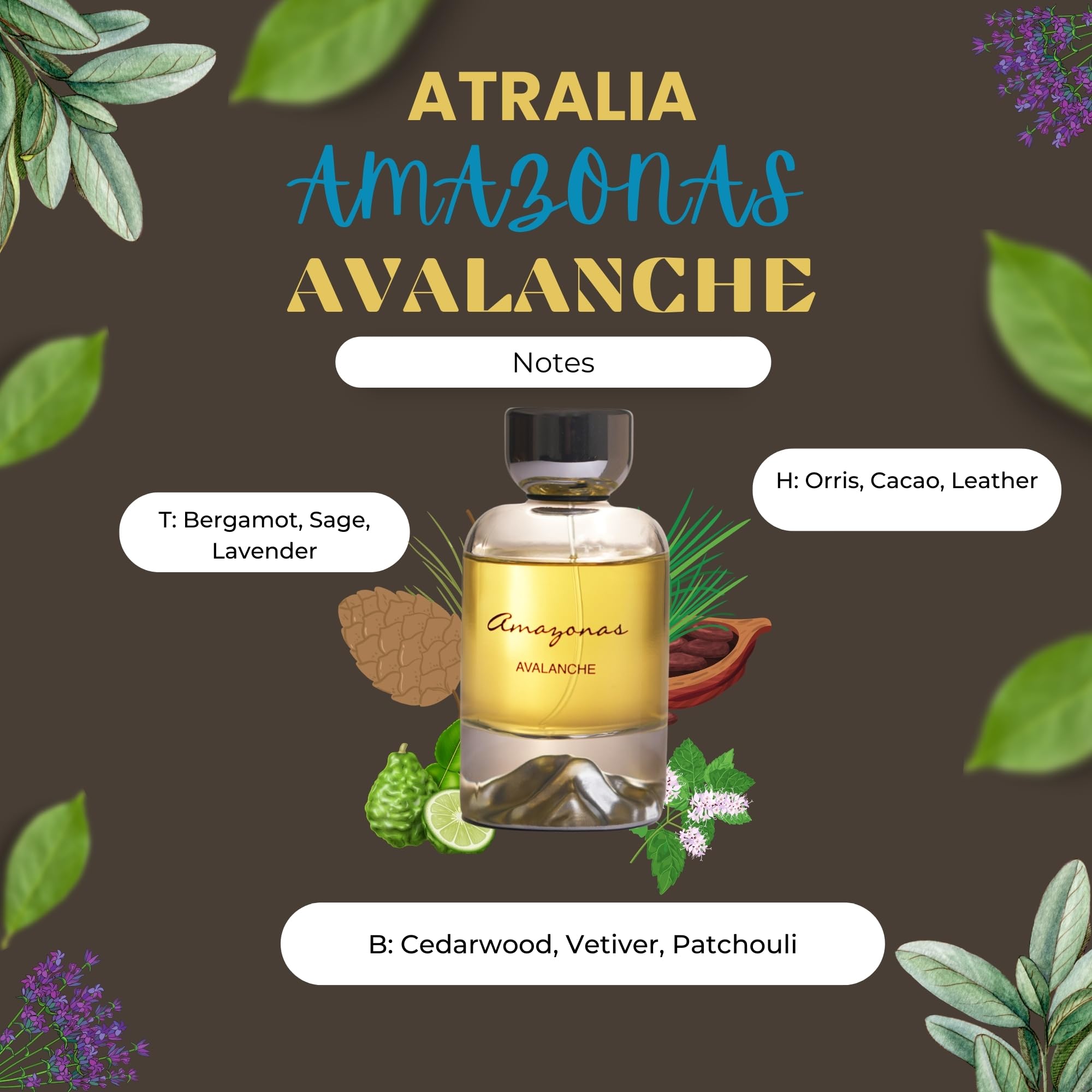 Foto 7 pulgar | Perfume Atralia Amazonas Avalanche Arab Eau De Parfum Para Hombre - Venta Internacional.