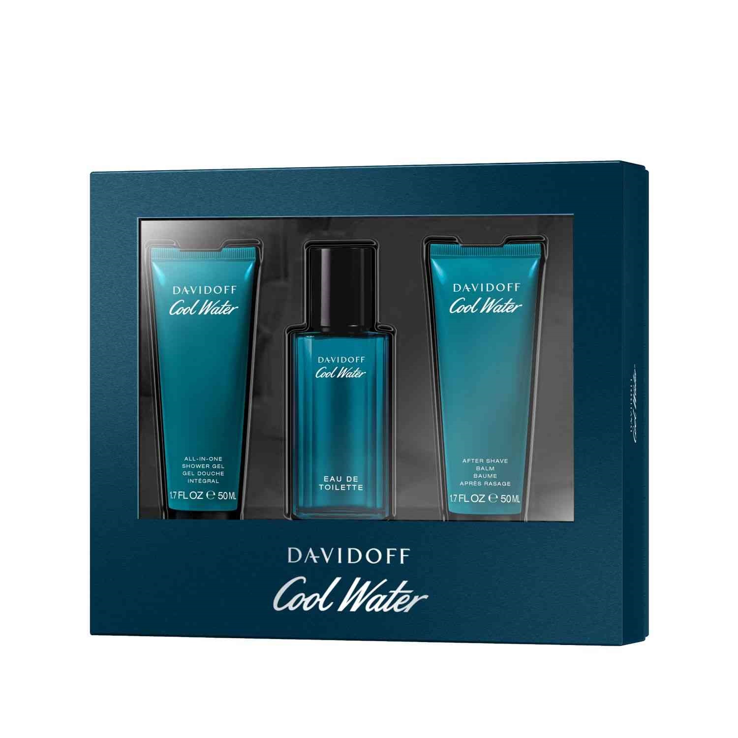 Foto 2 pulgar | Set de Aseo Davidoff Cool Water 40 ml Edt + 50 ml Sh para Hombre - Venta Internacional