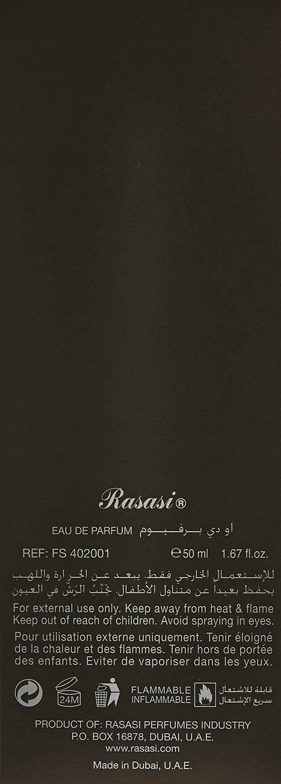 Foto 4 pulgar | Perfume Rasasi Fattan Pour Homme Eau De Parfum Para Hombre, 50 Ml - Venta Internacional.