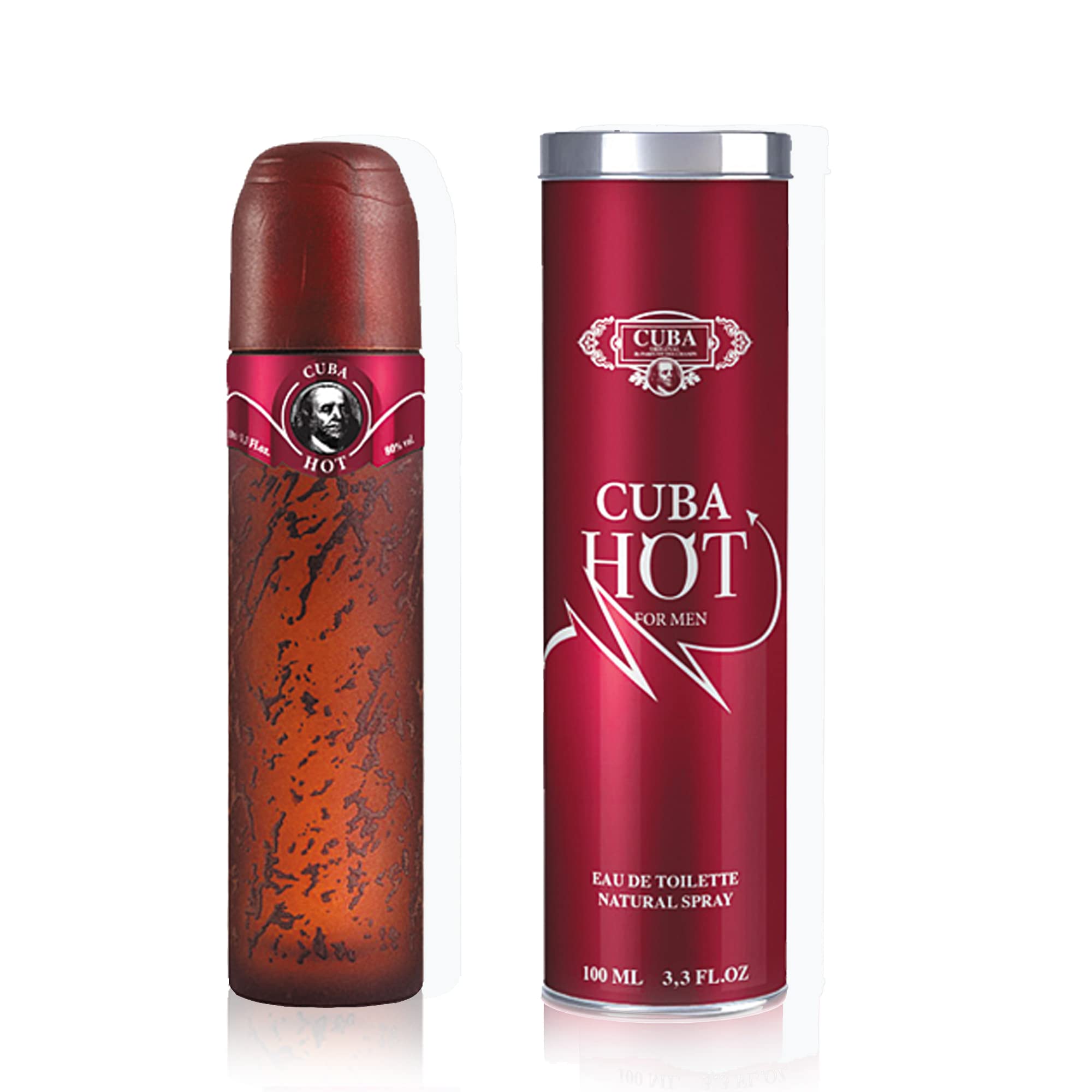 Perfume Cuba Hot Para Hombre Edt En Aerosol De 100 Ml - Venta Internacional.