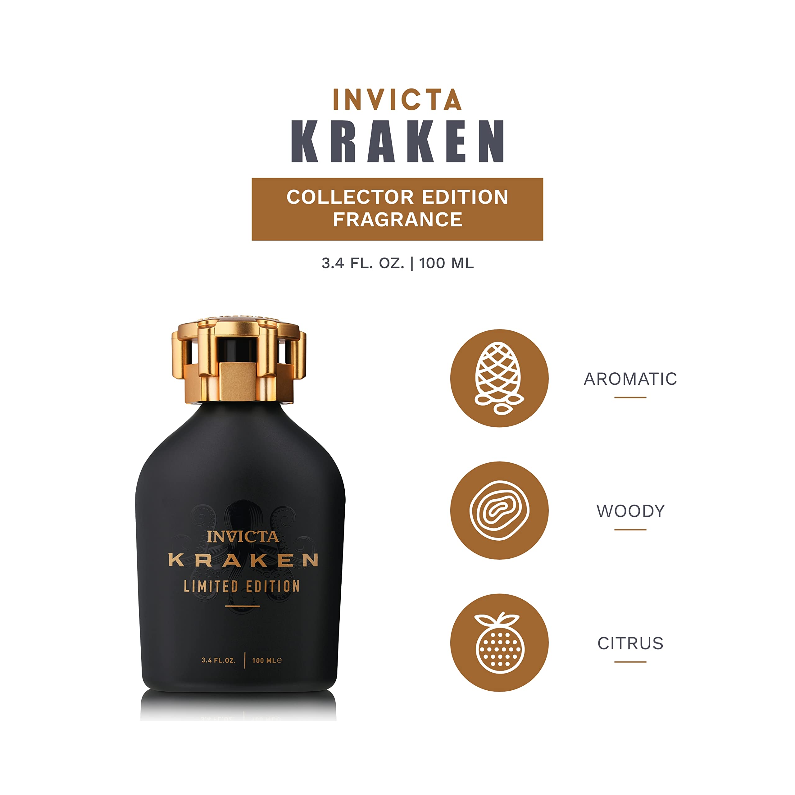 Foto 7 pulgar | Perfume Invicta Kraken Edp En Aerosol Para Hombre, 100 Ml, Edición Limitada - Venta Internacional.